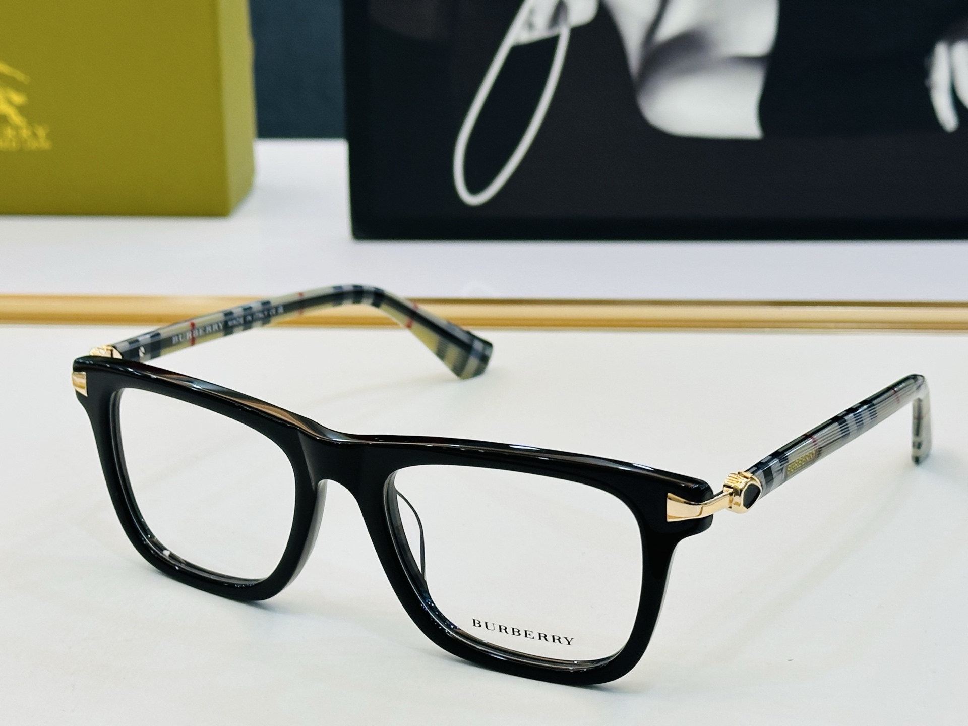新款 BURBERR*🔻巴家 BE2437A 百搭镜架Size：54口20-145 🌲🌲🌲板材框 H多色