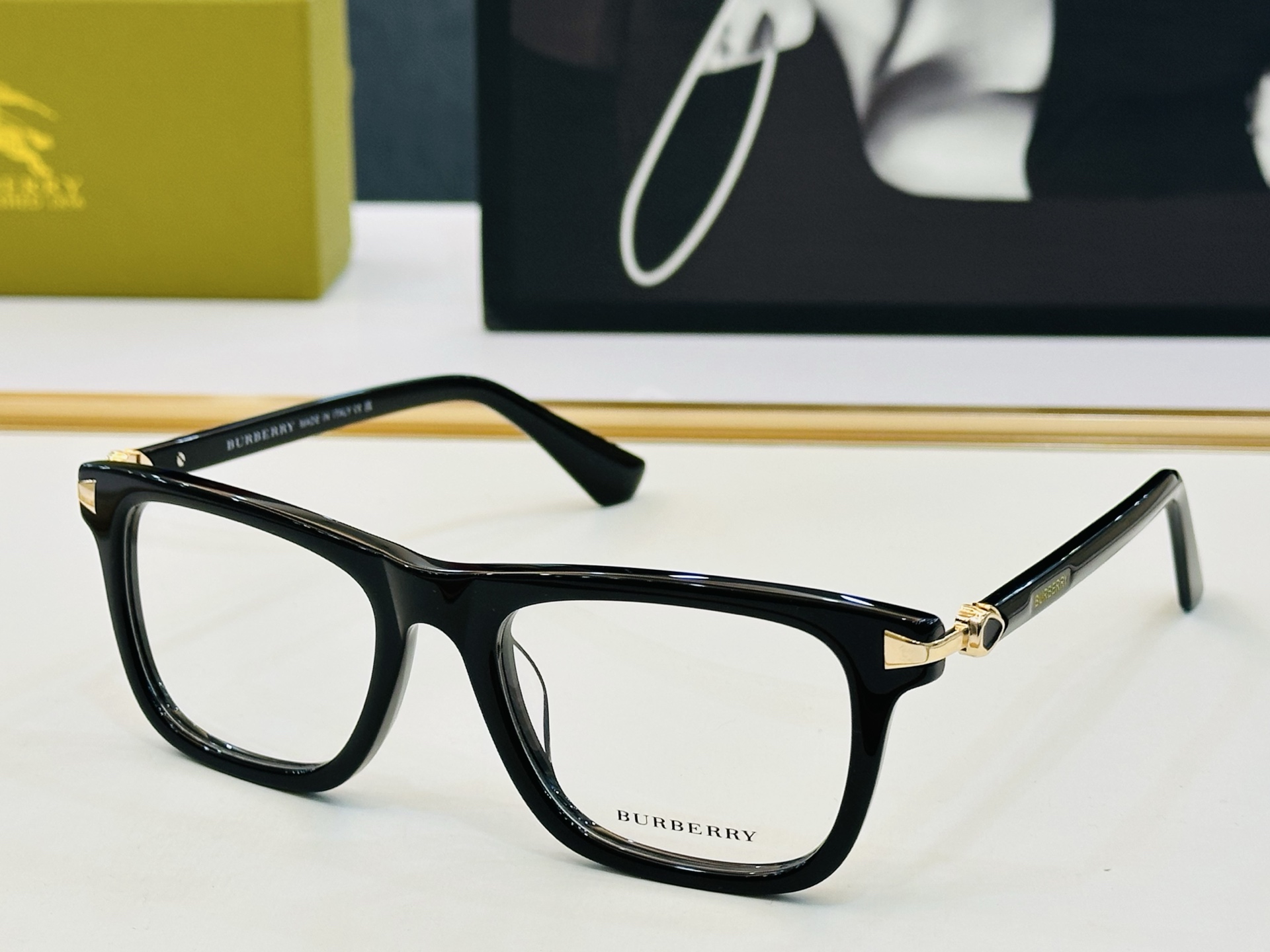 新款 BURBERR*🔻巴家 BE2437A 百搭镜架Size：54口20-145 🌲🌲🌲板材框 H多色