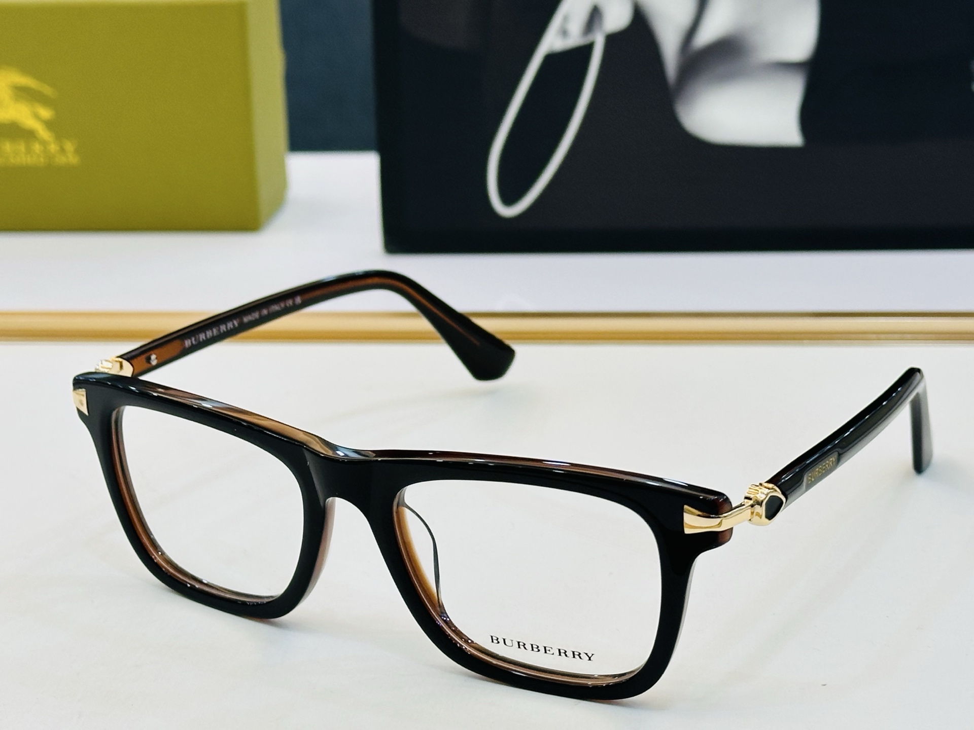 新款 BURBERR*🔻巴家 BE2437A 百搭镜架Size：54口20-145 🌲🌲🌲板材框 H多色