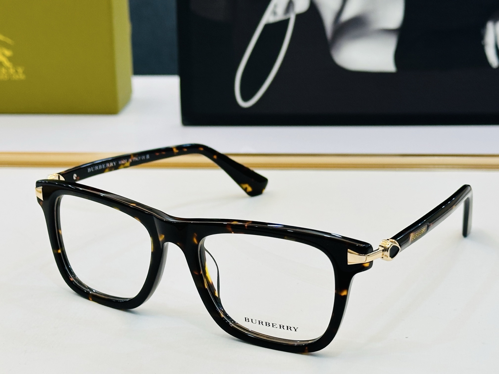 新款 BURBERR*🔻巴家 BE2437A 百搭镜架Size：54口20-145 🌲🌲🌲板材框 H多色