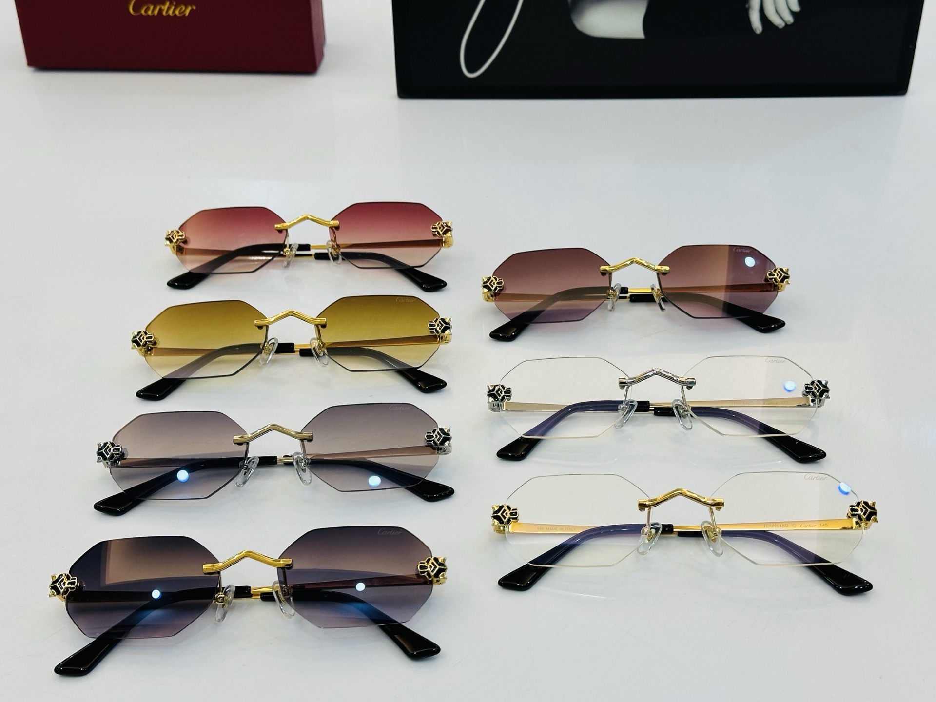 Cartie* 卡家 CT0599O 太阳镜 Size：56口20-145 工艺精湛气质十足！C男女同款