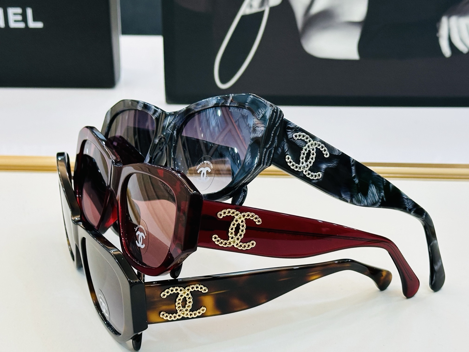 🆕 【CHANE*/香家】MODEL:CH5554-A Size：55口18-140 💅🏻💓B太阳镜