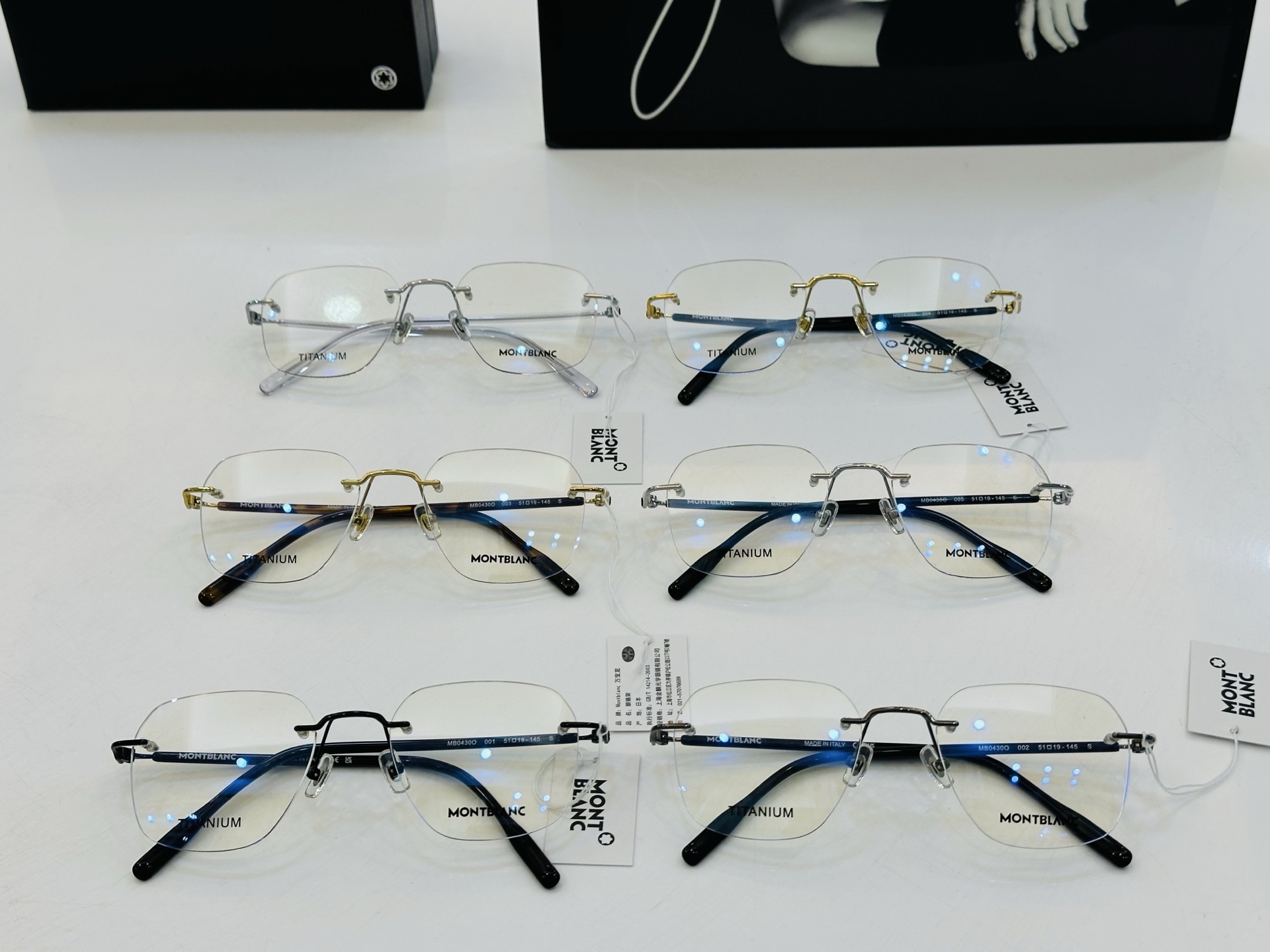 官网新品 MONTBLANC 万宝龙 MB0430O Size：51口19-145 做工精良 👍👍W 完