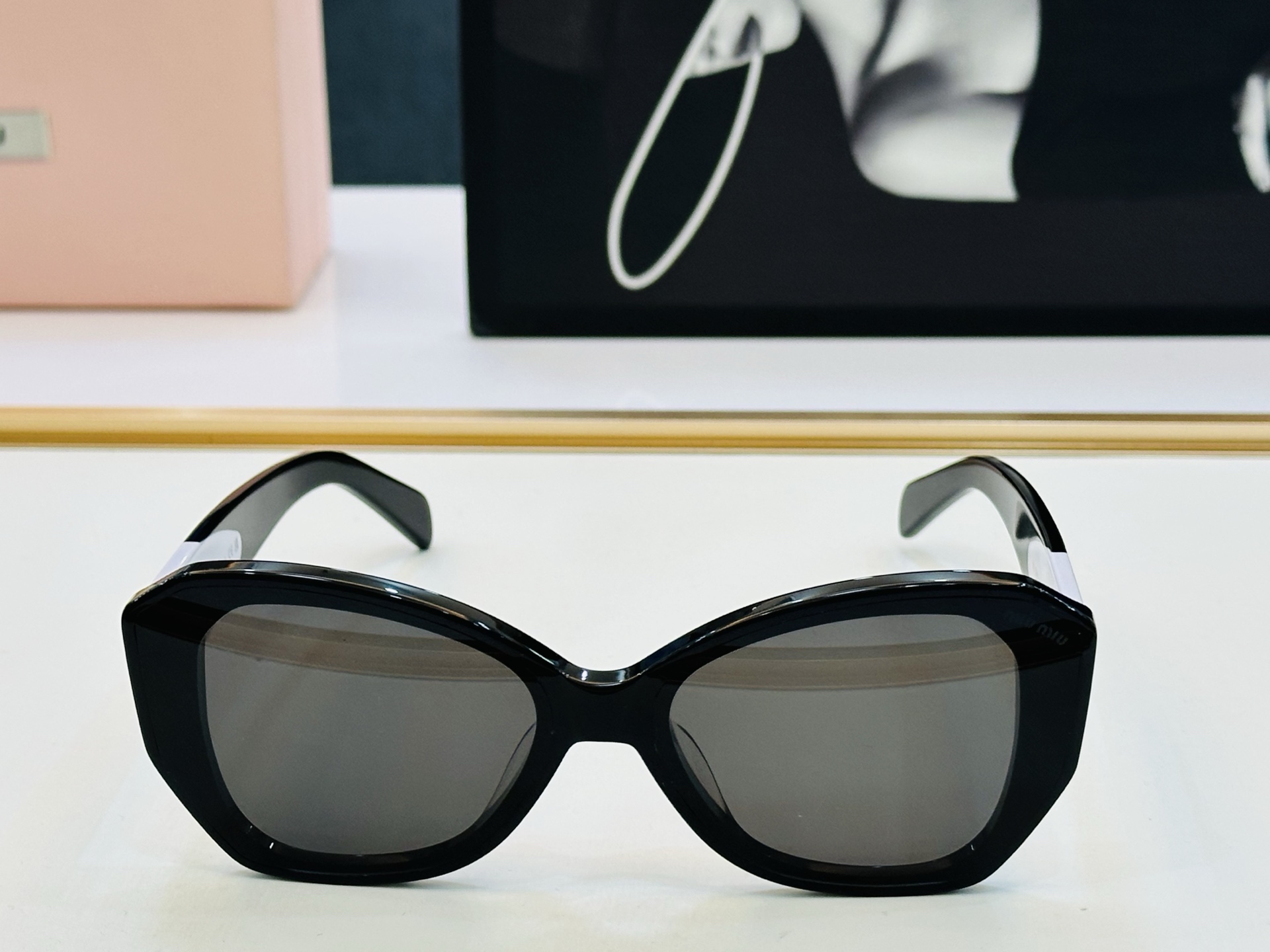 谬家 MU12KS Size：62口15-145 女士太阳眼镜 [玫瑰][玫瑰] 高档 L时尚墨镜潮人[