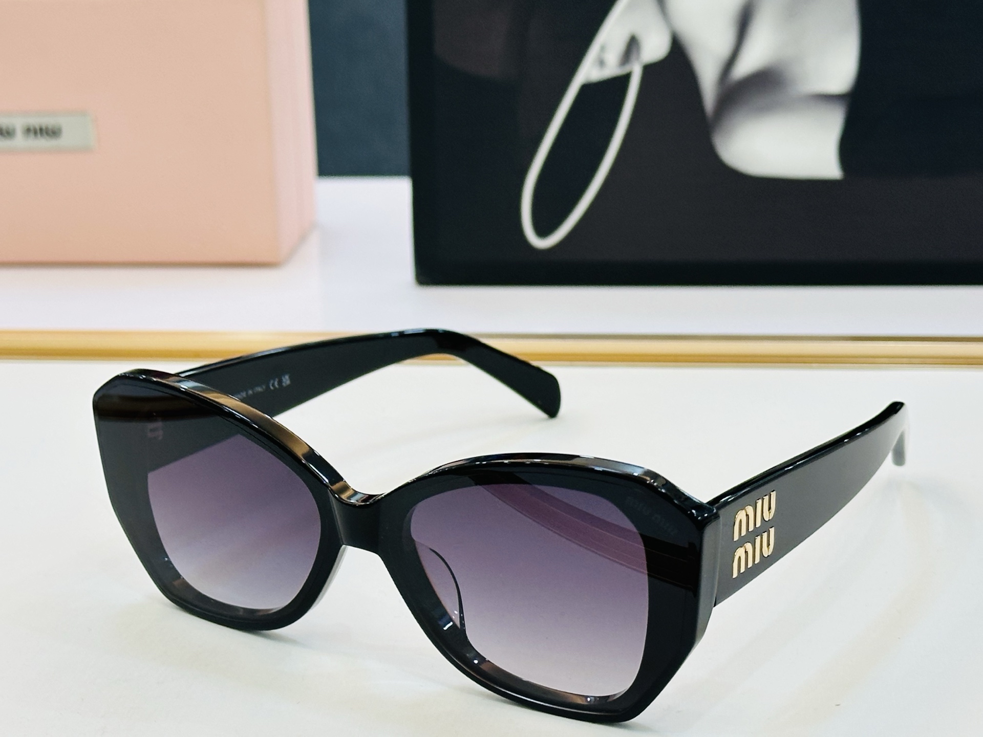 谬家 MU12KS Size：62口15-145 女士太阳眼镜 [玫瑰][玫瑰] 高档 L时尚墨镜潮人[