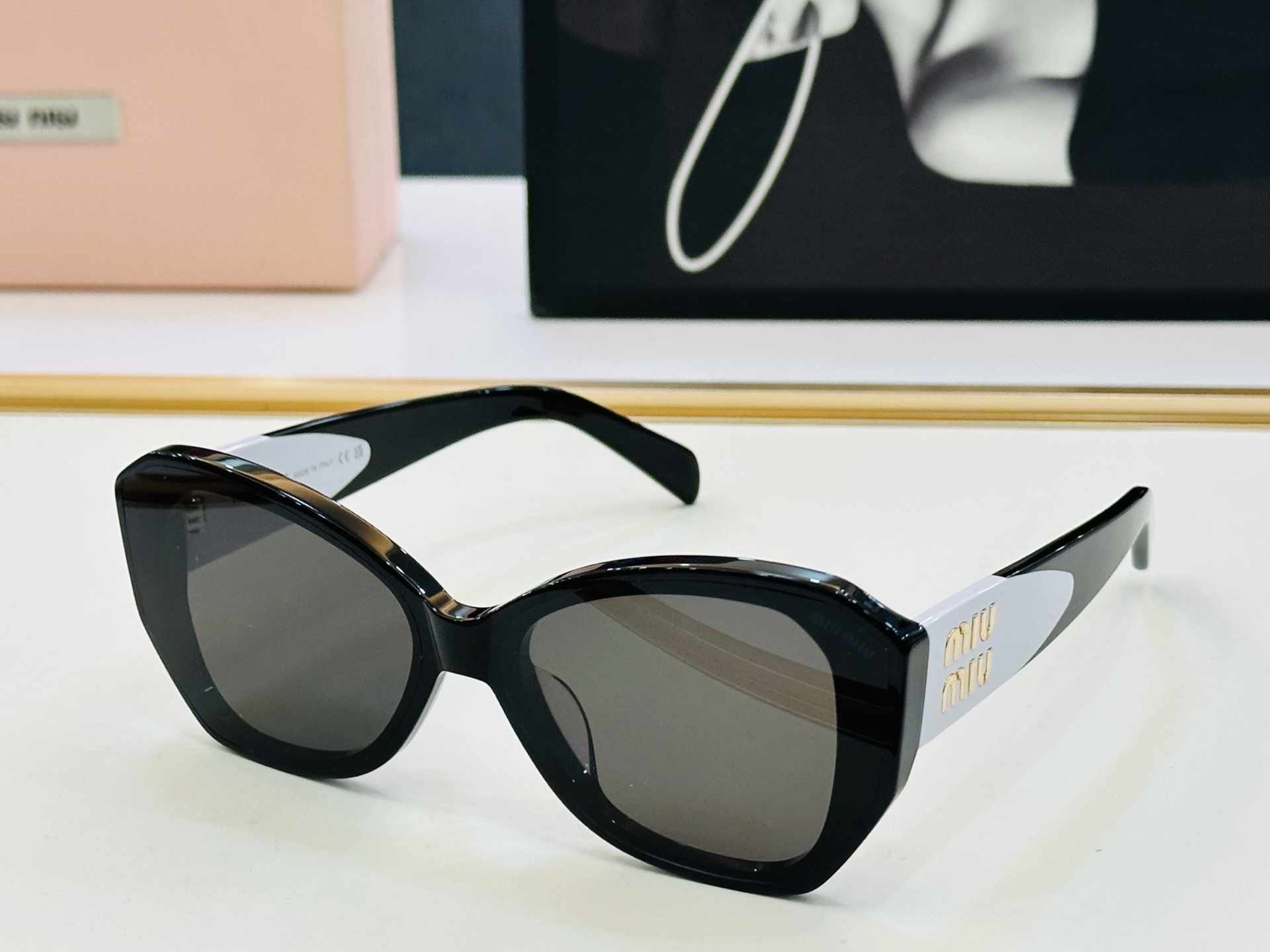 谬家 MU12KS Size：62口15-145 女士太阳眼镜 [玫瑰][玫瑰] 高档 L时尚墨镜潮人[