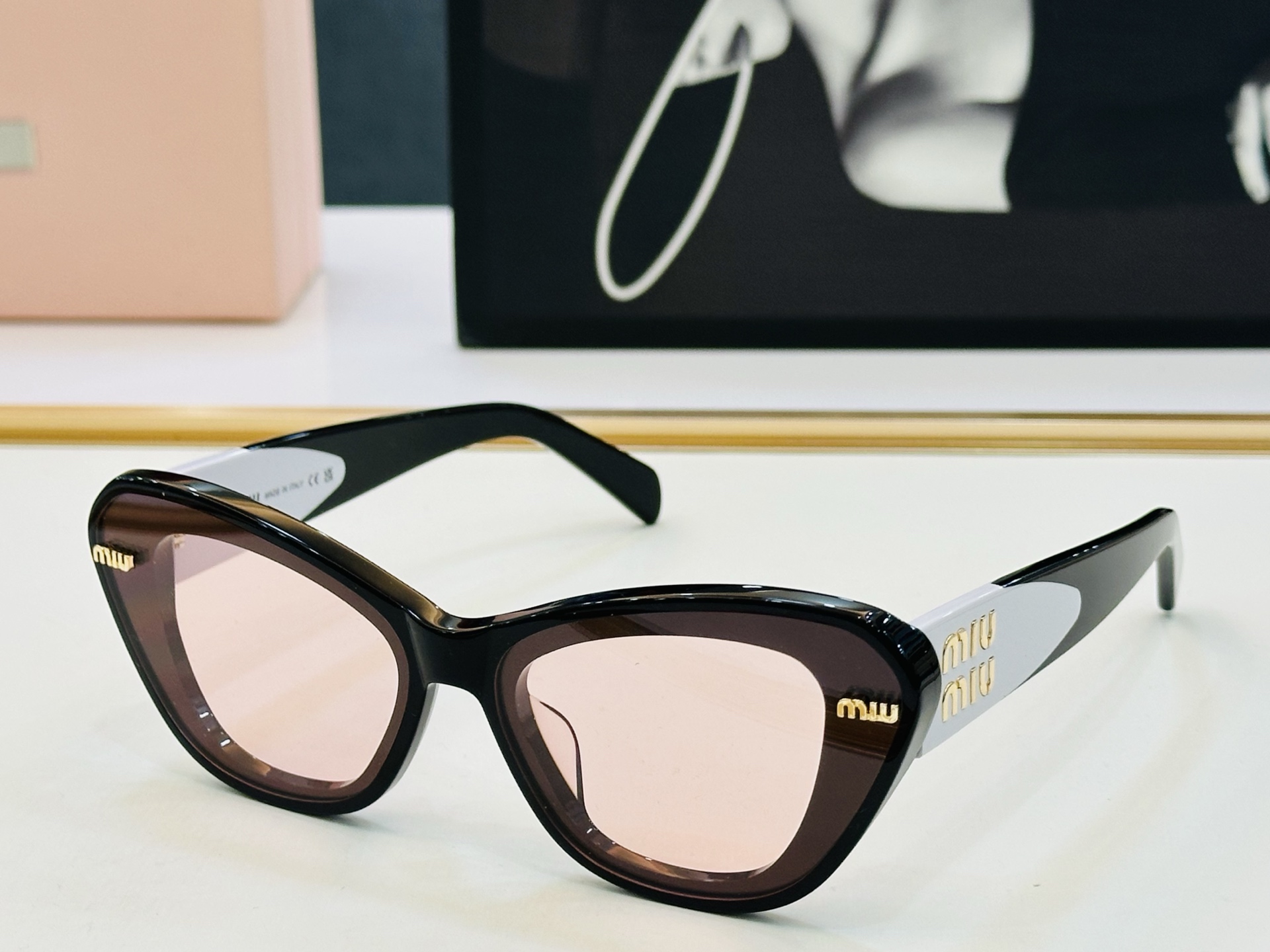 谬家 MU14KS Size：63口15-145 女士太阳眼镜 [玫瑰][玫瑰] 高档 L时尚墨镜潮人[