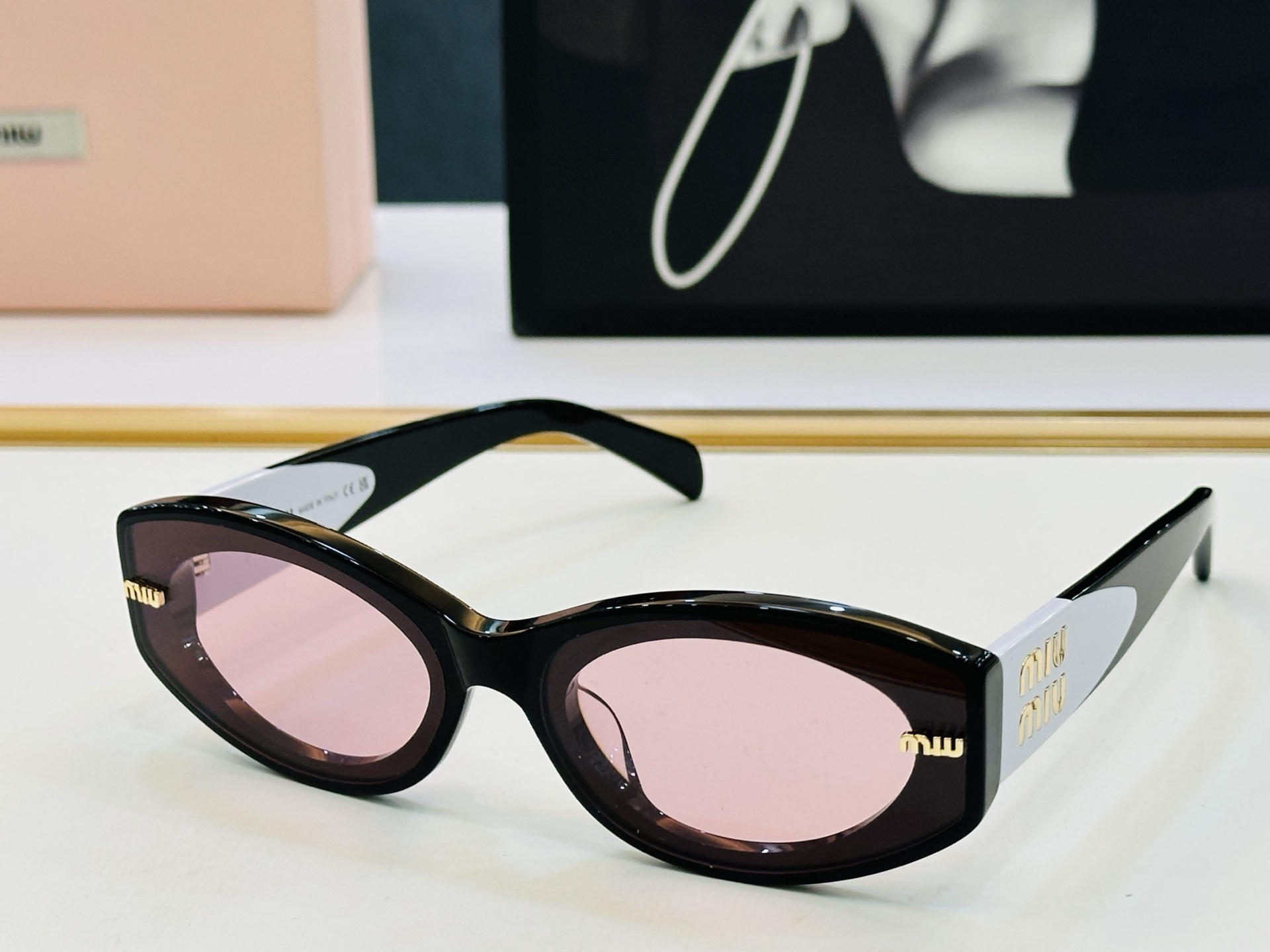 谬家 MU13KS Size：62口17-145 女士太阳眼镜 [玫瑰][玫瑰] 高档 L时尚墨镜潮人[