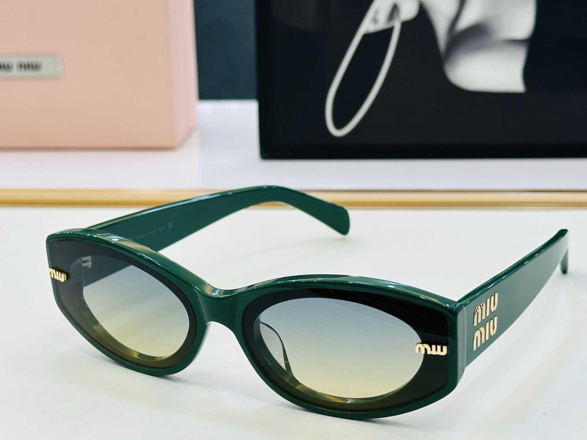 谬家 MU13KS Size：62口17-145 女士太阳眼镜 [玫瑰][玫瑰] 高档 L时尚墨镜潮人[