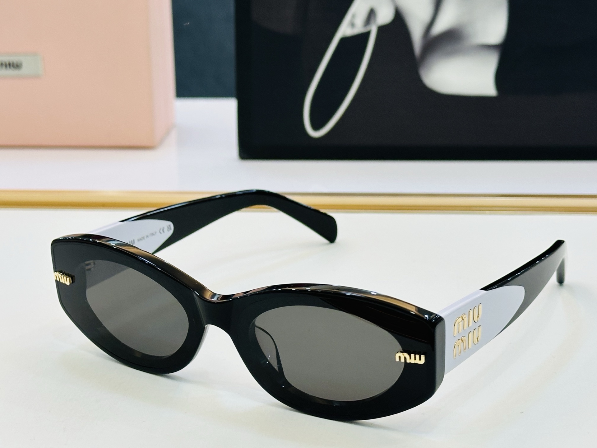 谬家 MU13KS Size：62口17-145 女士太阳眼镜 [玫瑰][玫瑰] 高档 L时尚墨镜潮人[