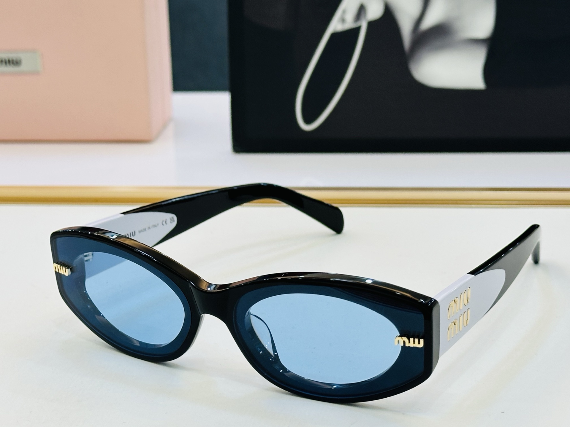 谬家 MU13KS Size：62口17-145 女士太阳眼镜 [玫瑰][玫瑰] 高档 L时尚墨镜潮人[