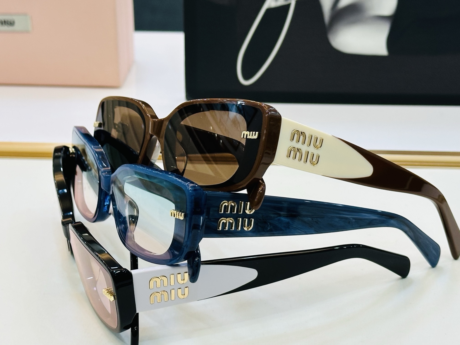 谬家 MU15KS Size：50口23-145 女士太阳眼镜 [玫瑰][玫瑰] 高档 L时尚墨镜潮人[