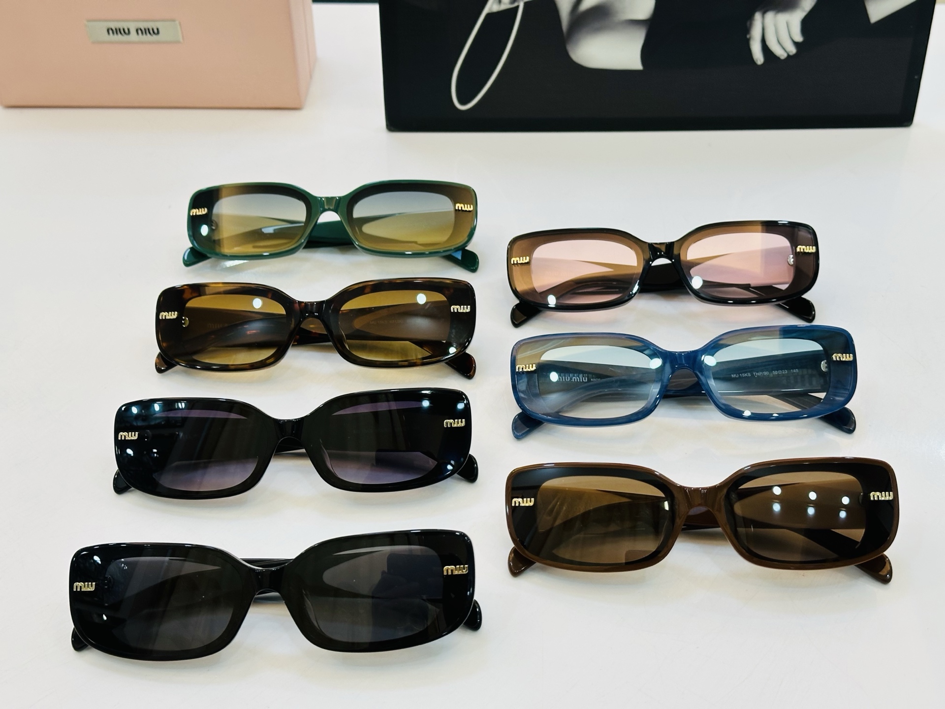 谬家 MU15KS Size：50口23-145 女士太阳眼镜 [玫瑰][玫瑰] 高档 L时尚墨镜潮人[