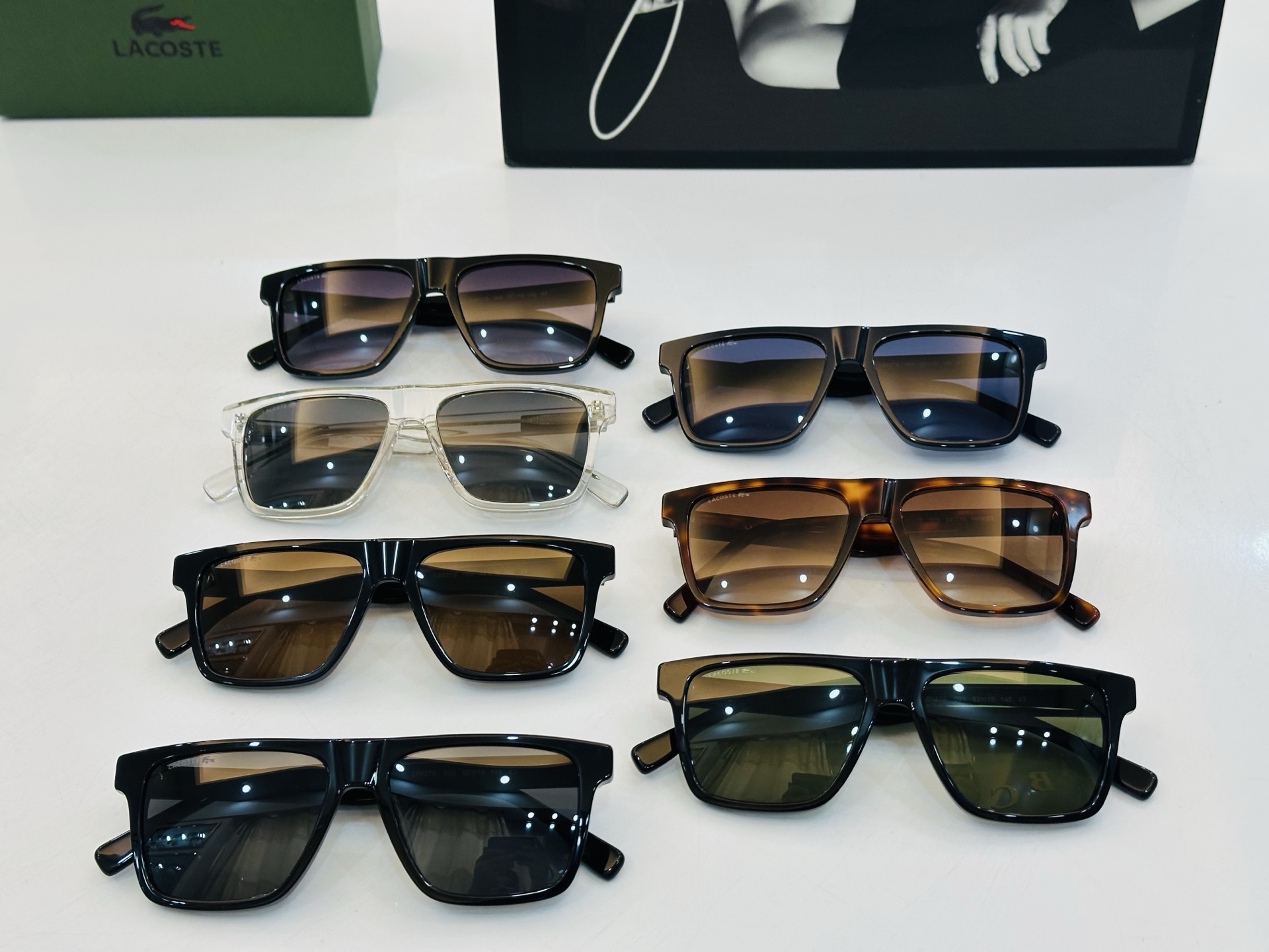 🆕 鳄鱼 LACOSTE 最新款L6027S Size：52口16-145 💫💫时尚舒适 💍C超轻 太阳