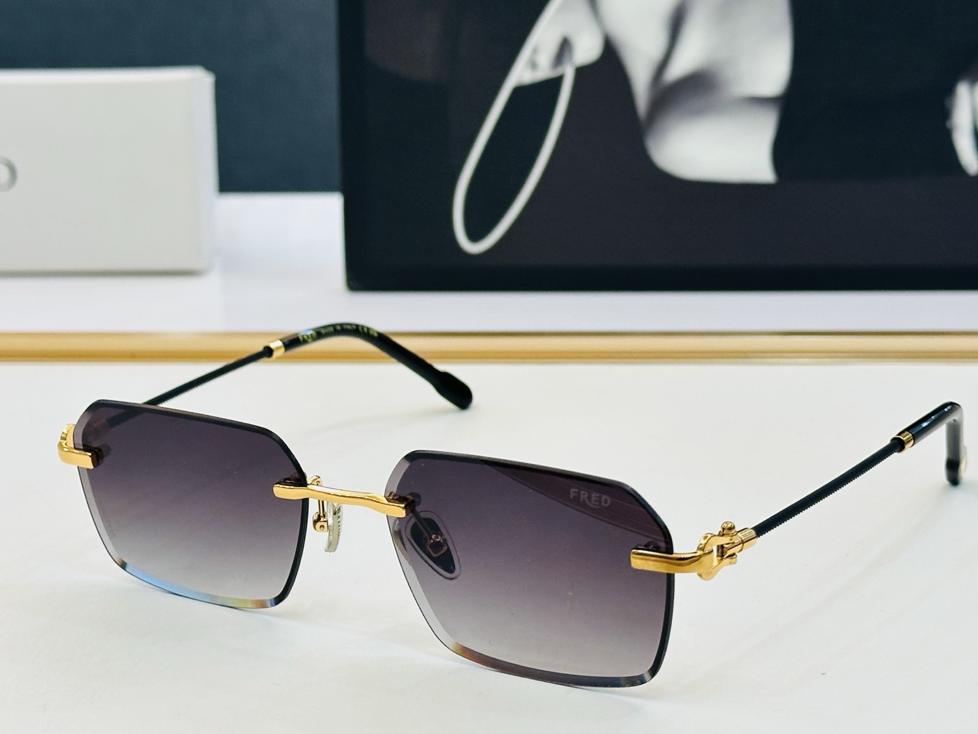 🔺FRED🔻法兰 FG50162U Size：57口17-140 醒目品牌logo🔝🔝XL上脸超美 太阳