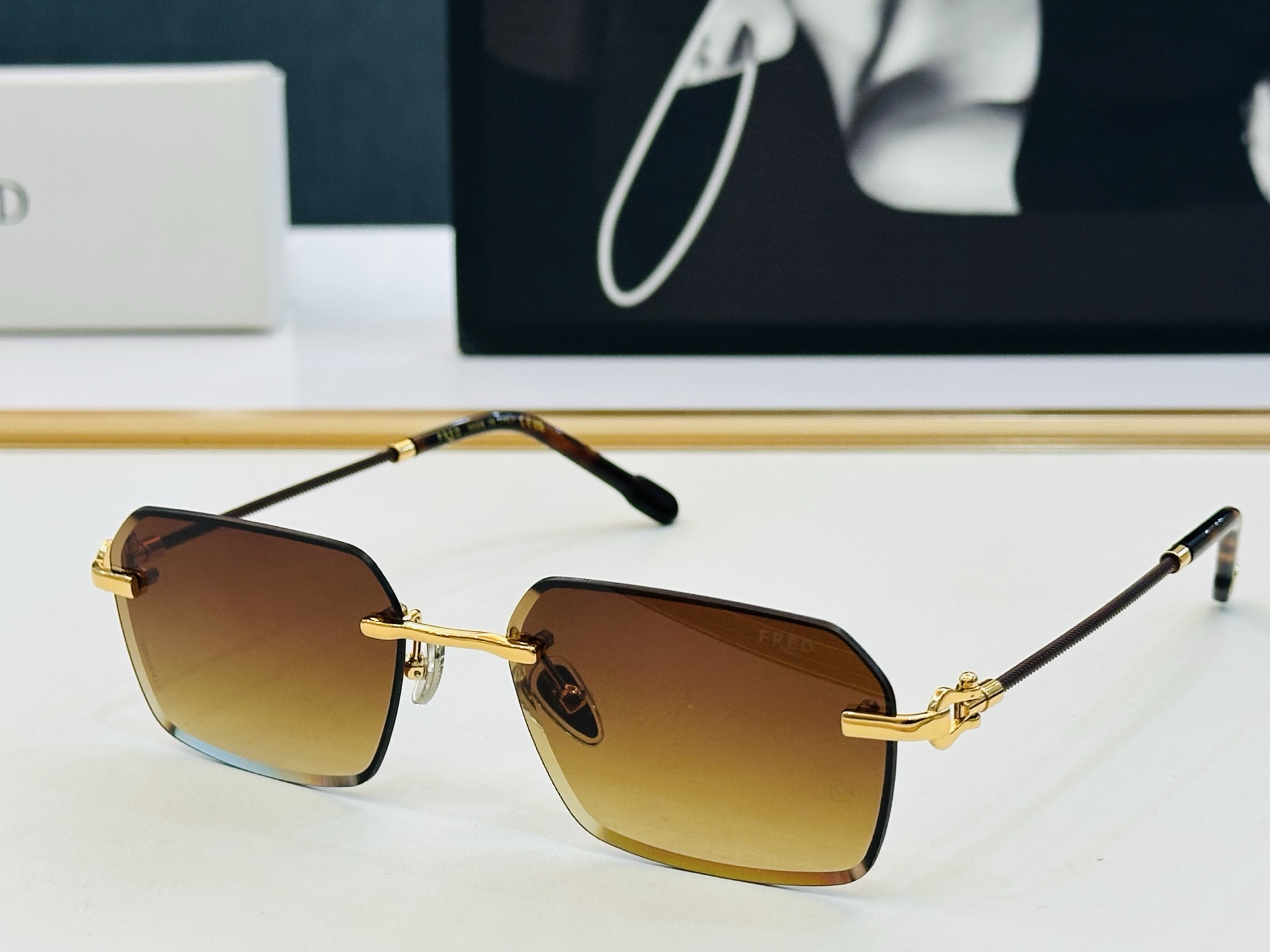 🔺FRED🔻法兰 FG50162U Size：57口17-140 醒目品牌logo🔝🔝XL上脸超美 太阳