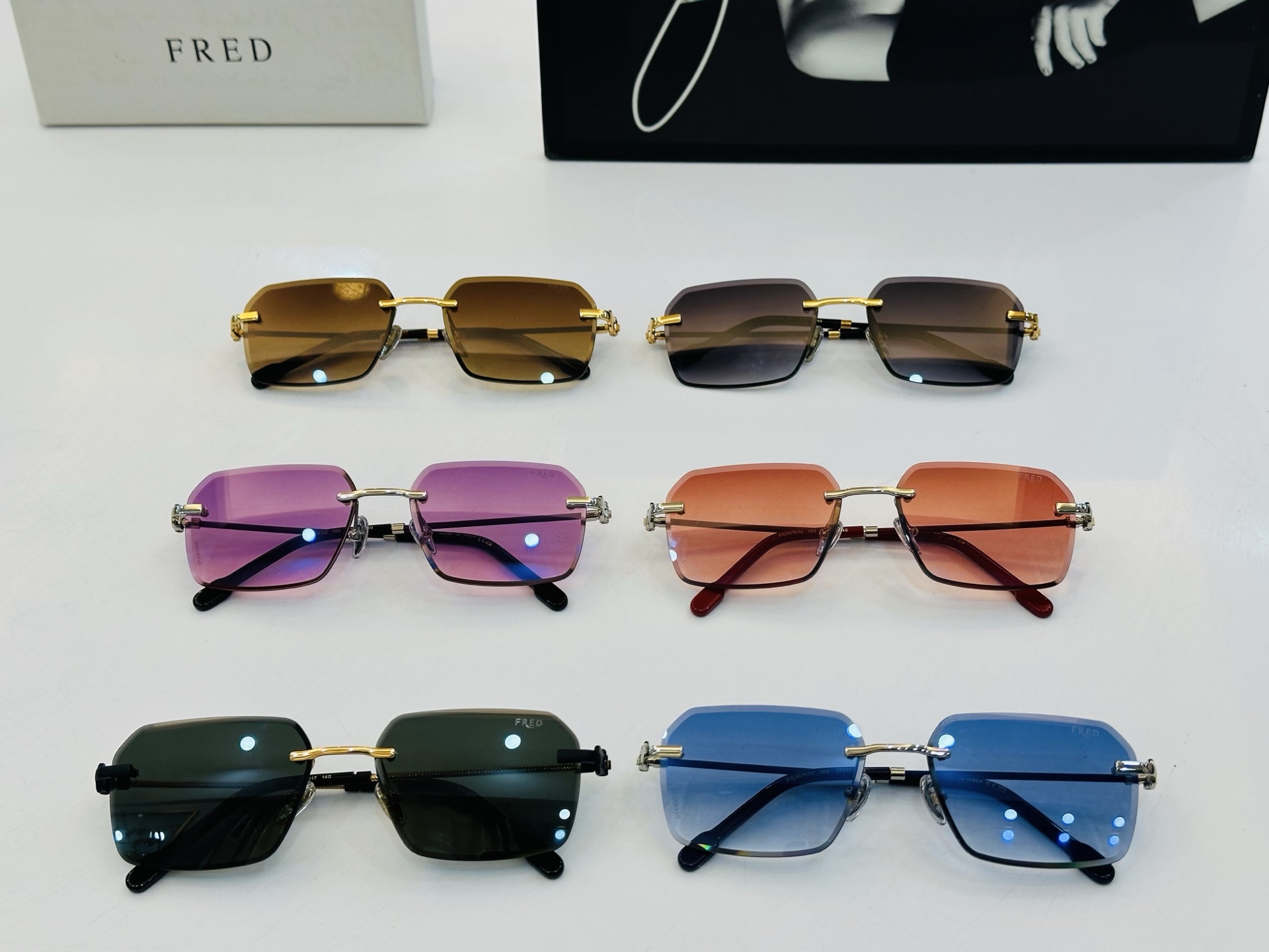 🔺FRED🔻法兰 FG50162U Size：57口17-140 醒目品牌logo🔝🔝XL上脸超美 太阳