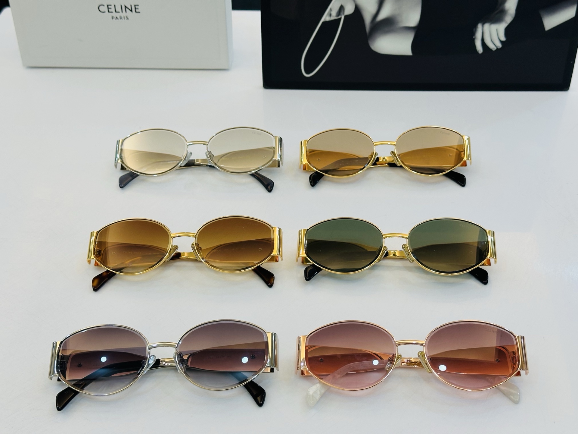 【CELINE】赛琳 CL1860LU Size：58口17-145 一直热销的款式 欧美风 光泽度好 