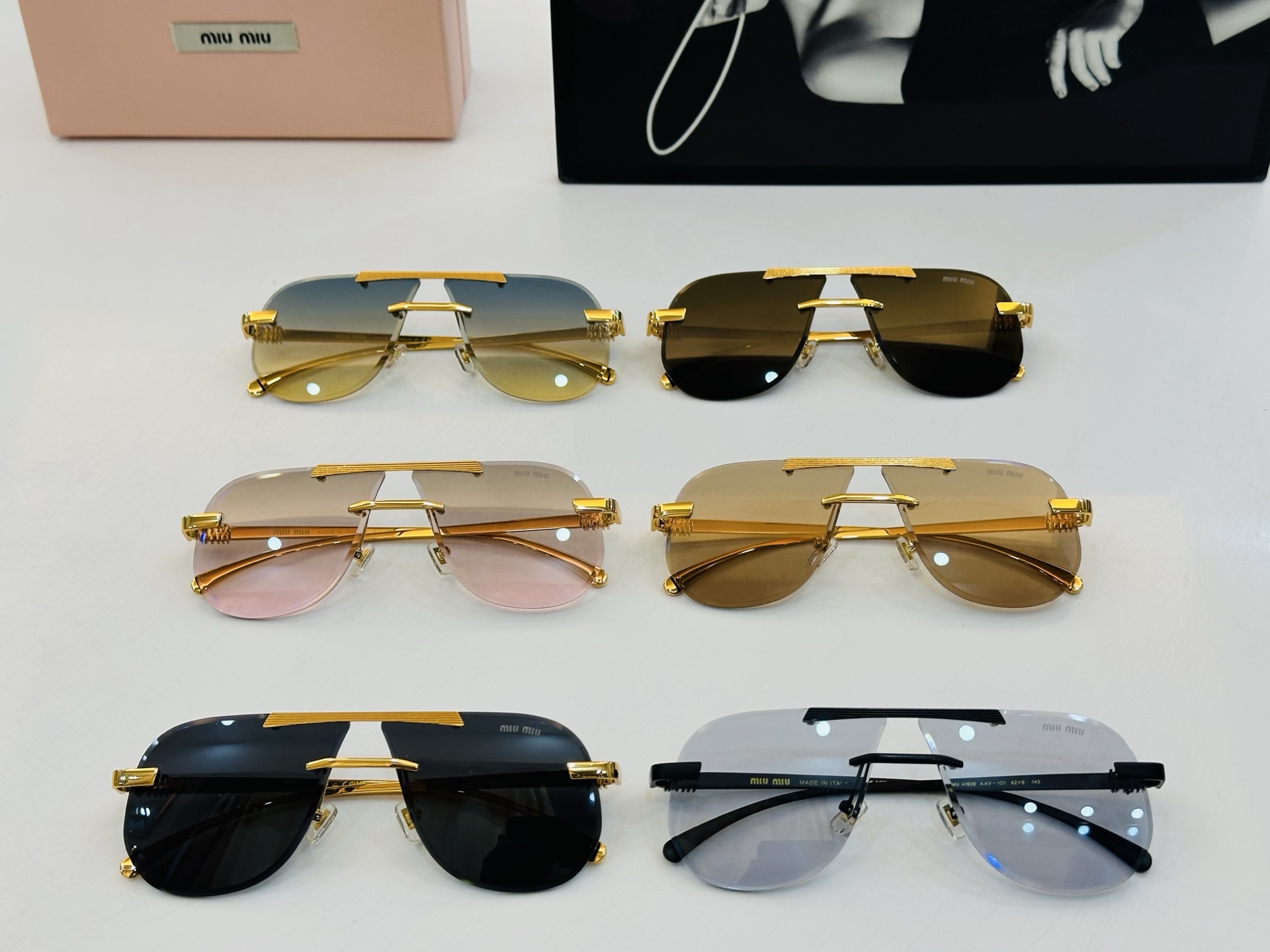 🆕 谬家 MU A1939 Size：62口9-143 🌺🌺 [玫瑰][闪电] 时尚靓丽 得意][得意]