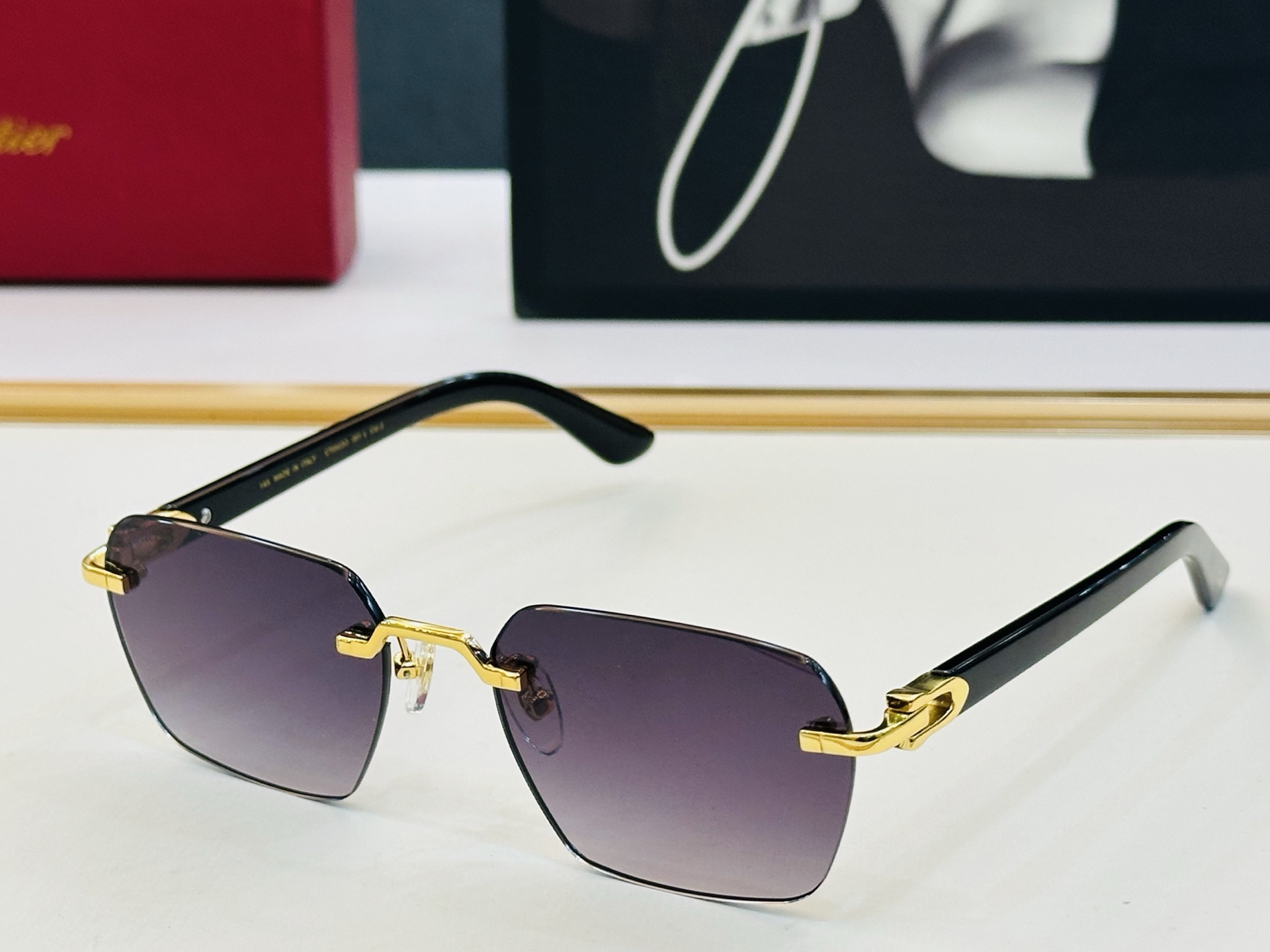 🆕 原版Cartie* 卡家 官网经典款 太阳镜 CT0623O Size：54口18-145 电镀工艺