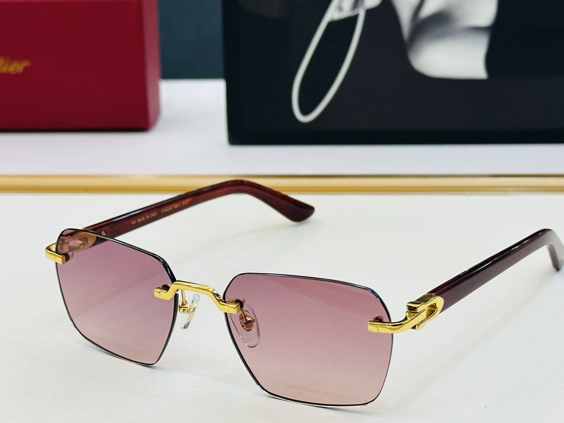 🆕 原版Cartie* 卡家 官网经典款 太阳镜 CT0623O Size：54口18-145 电镀工艺