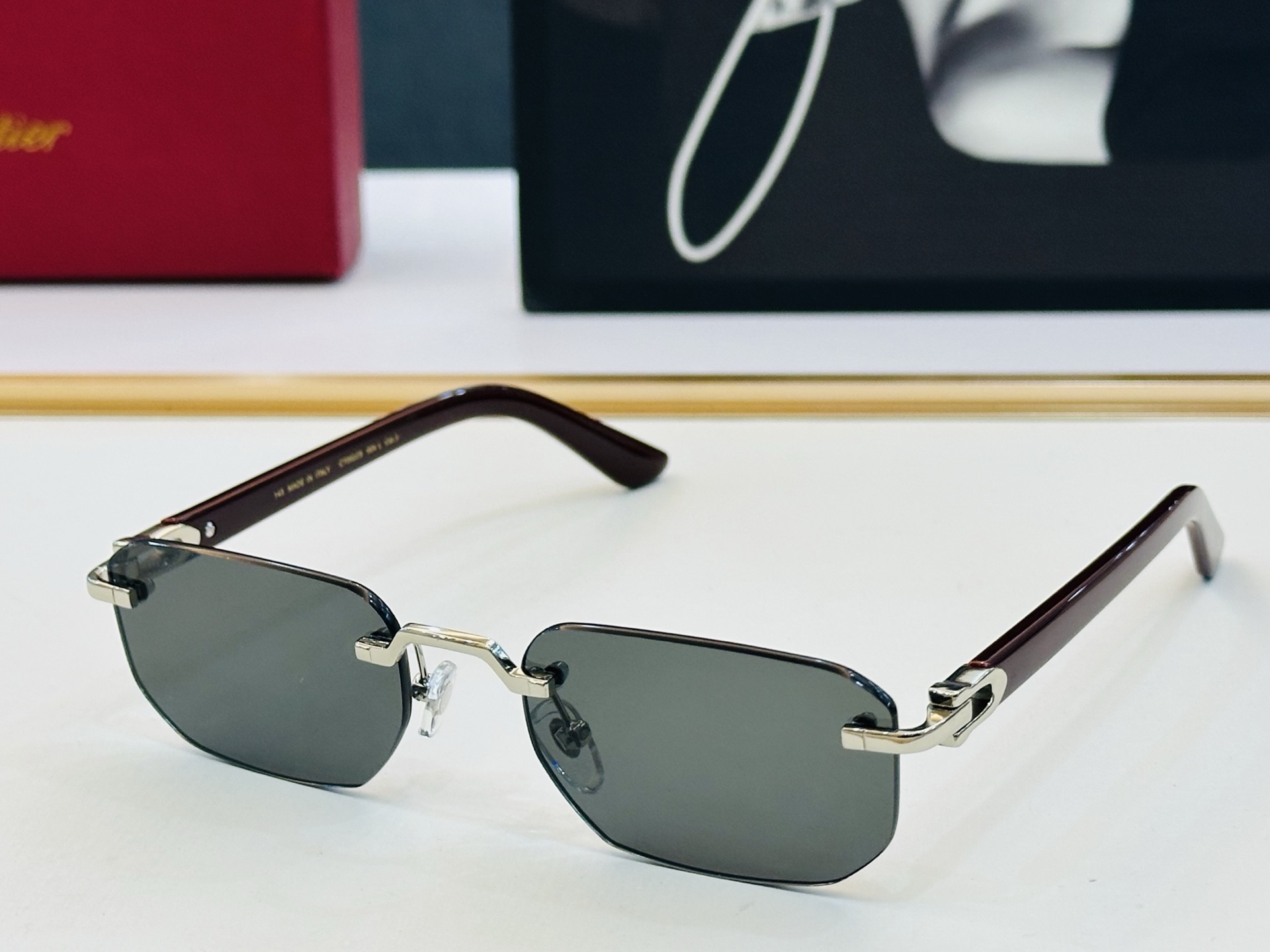 🆕 原版Cartie* 卡家 官网经典款 太阳镜 CT0622S Size：53口19-145 电镀工艺