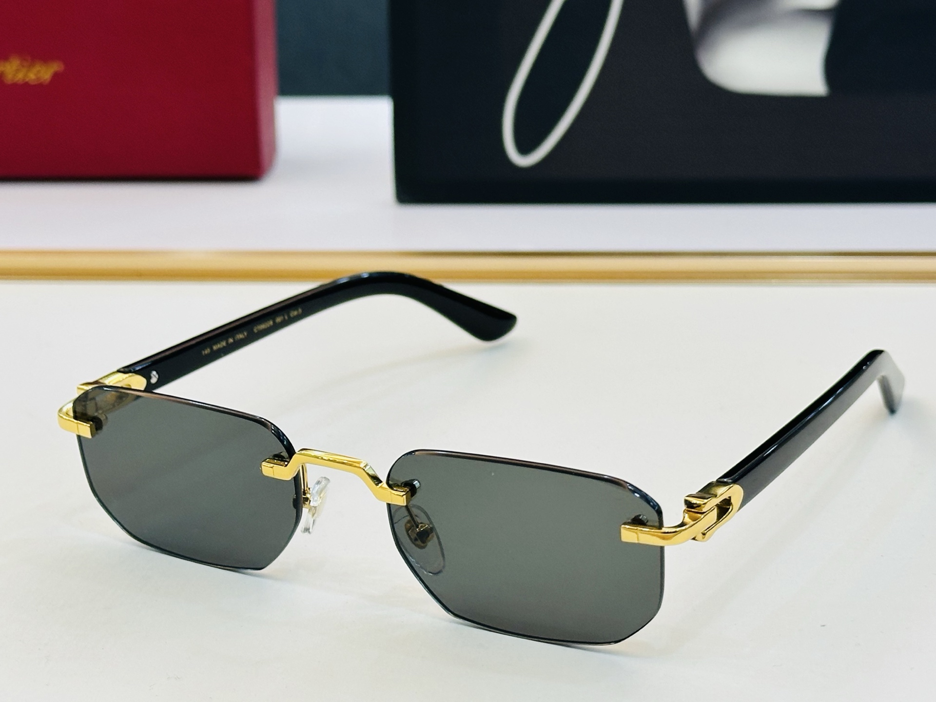 🆕 原版Cartie* 卡家 官网经典款 太阳镜 CT0622S Size：53口19-145 电镀工艺