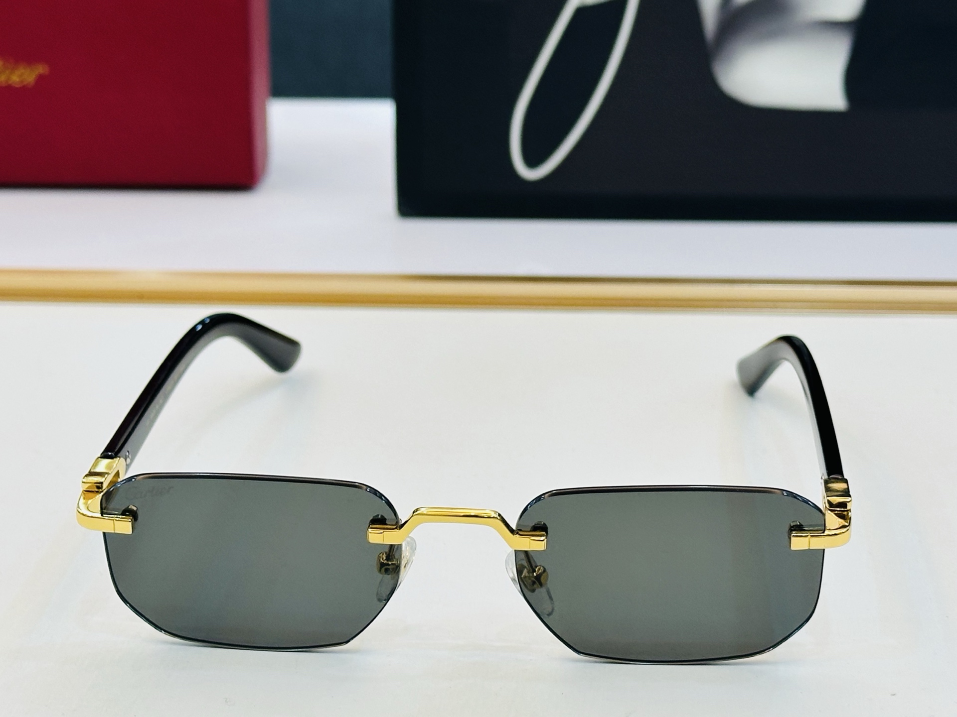 🆕 原版Cartie* 卡家 官网经典款 太阳镜 CT0622S Size：53口19-145 电镀工艺