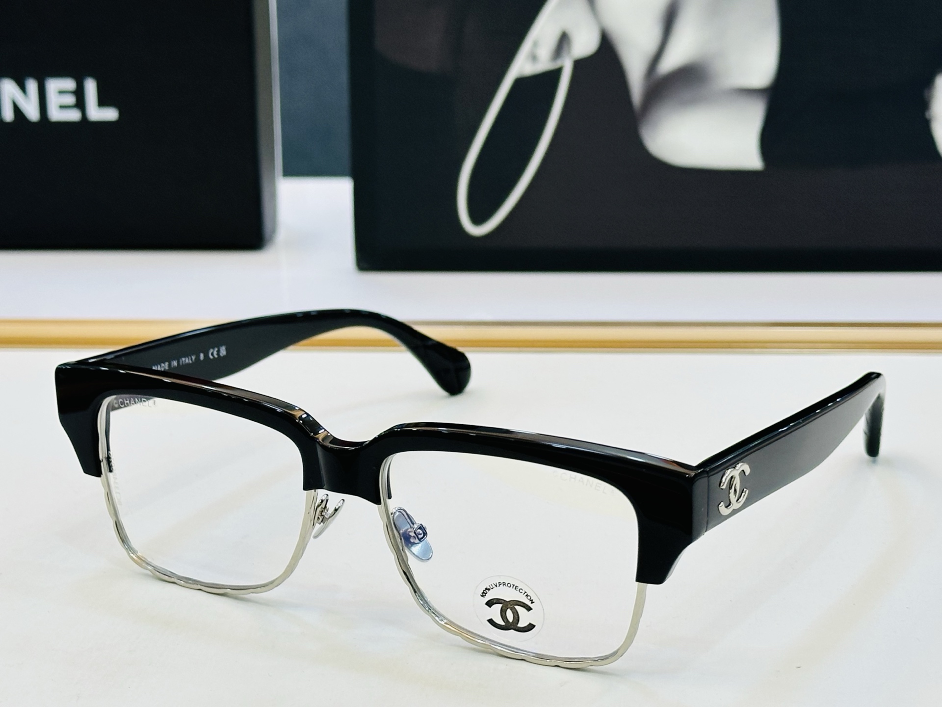 【CHANE*/香家】MODEL:CH5558 Size：53口18-145 独特设计 一适合各种脸型💋