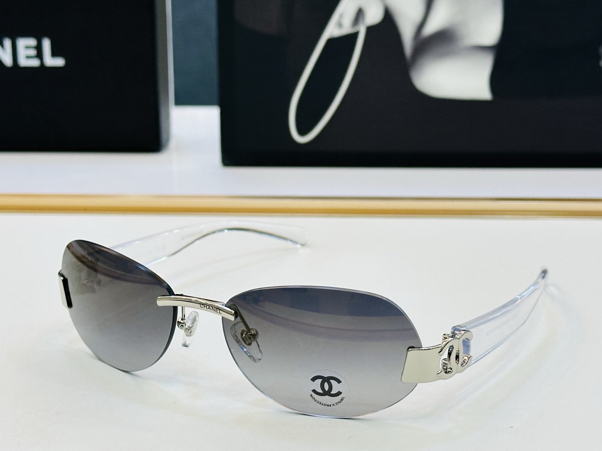 CHANE*香家 CH4037 SIZE：59口16-120 潮流爆款 太阳镜 😍😍高品质 佩戴舒适 F