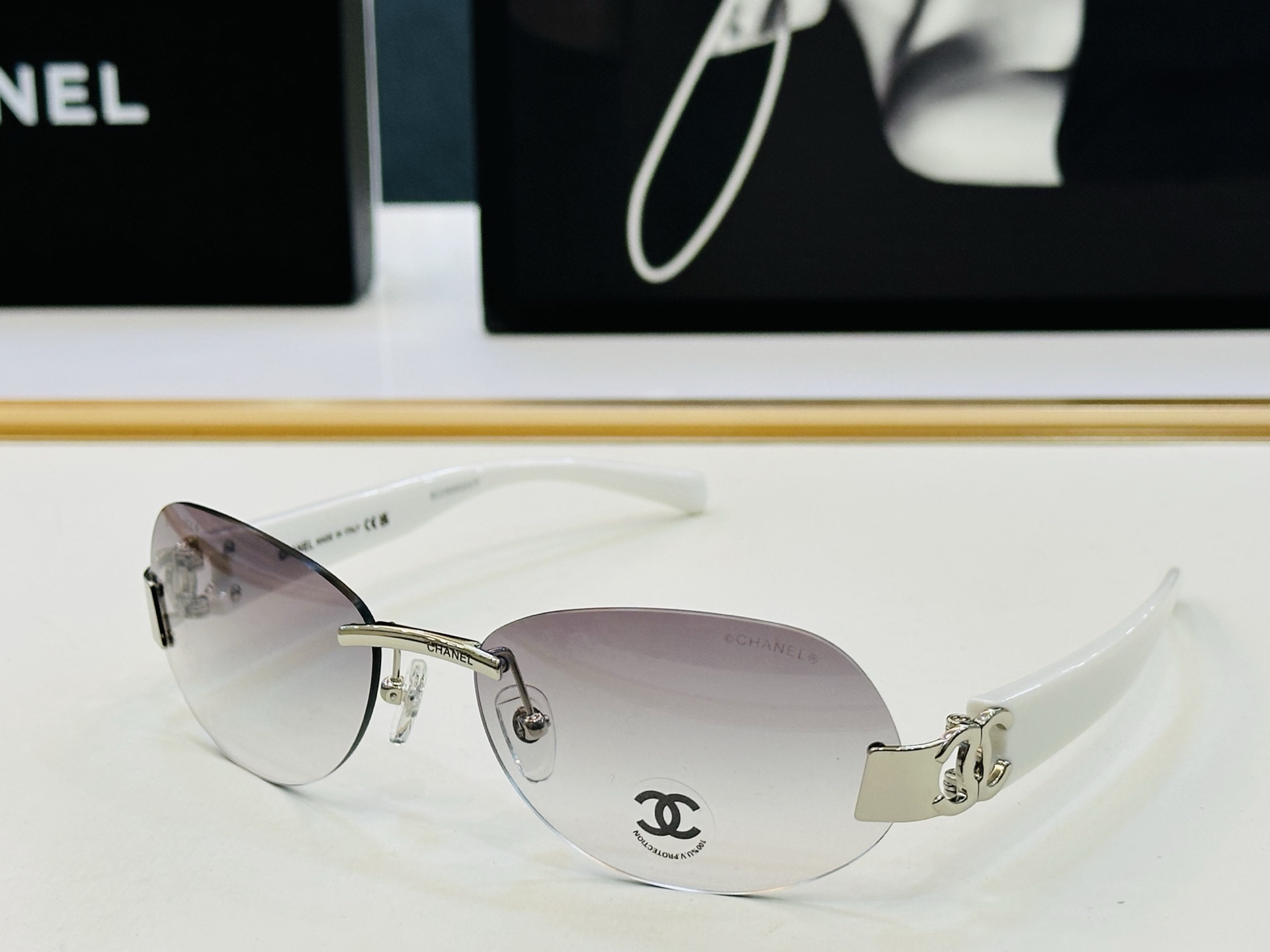 CHANE*香家 CH4037 SIZE：59口16-120 潮流爆款 太阳镜 😍😍高品质 佩戴舒适 F