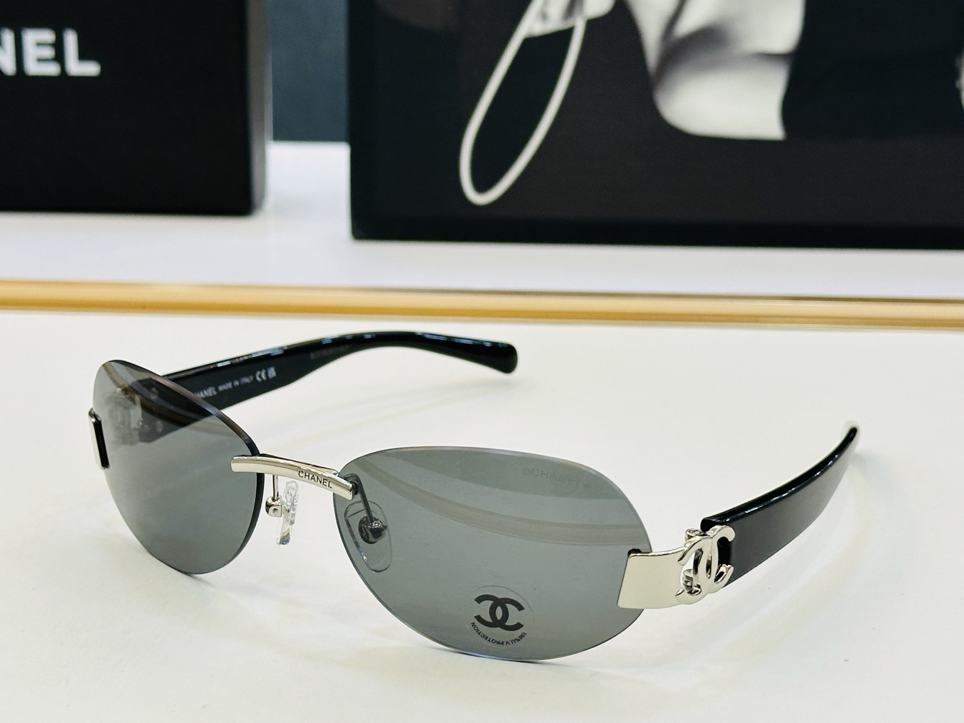 CHANE*香家 CH4037 SIZE：59口16-120 潮流爆款 太阳镜 😍😍高品质 佩戴舒适 F