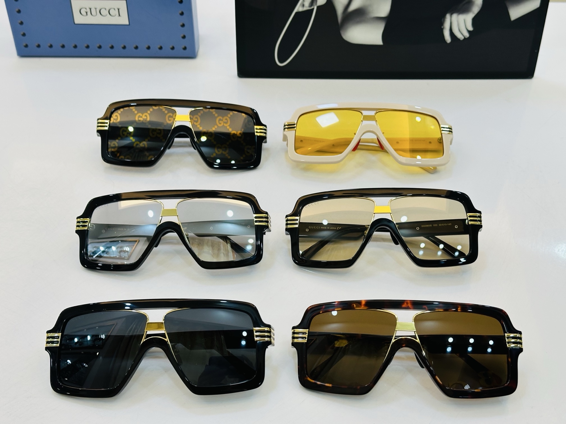 GUCC* 古家 GG0900S 🐝🐝系列 Size：60口10-140 🍁🍁J超绝品质 太阳镜。