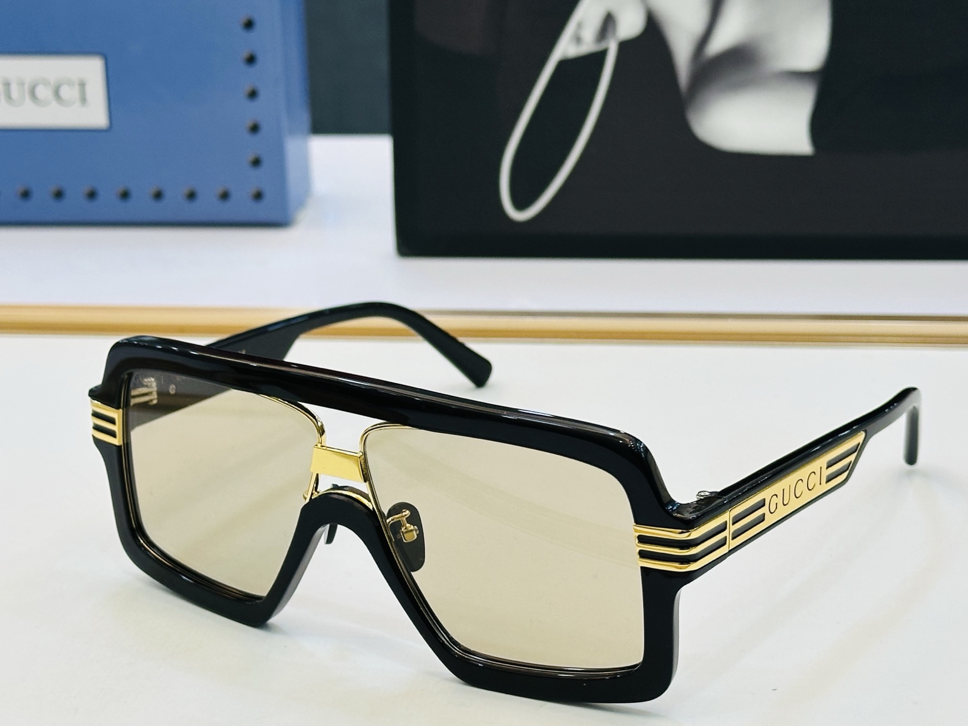 GUCC* 古家 GG0900S 🐝🐝系列 Size：60口10-140 🍁🍁J超绝品质 太阳镜。