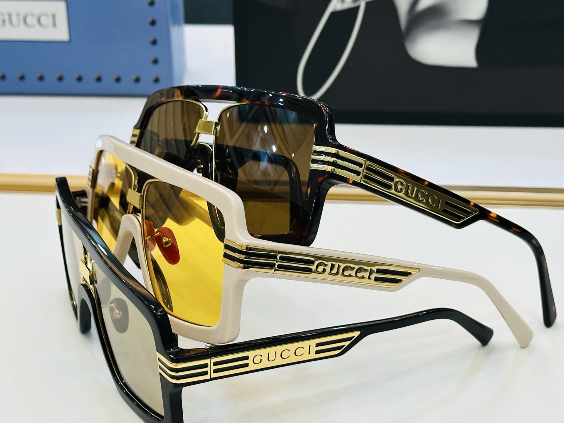 GUCC* 古家 GG0900S 🐝🐝系列 Size：60口10-140 🍁🍁J超绝品质 太阳镜。