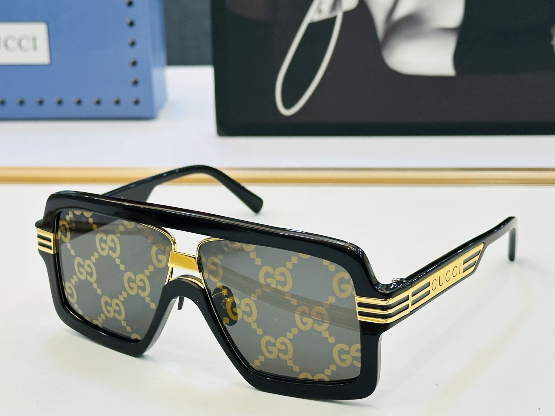 GUCC* 古家 GG0900S 🐝🐝系列 Size：60口10-140 🍁🍁J超绝品质 太阳镜。