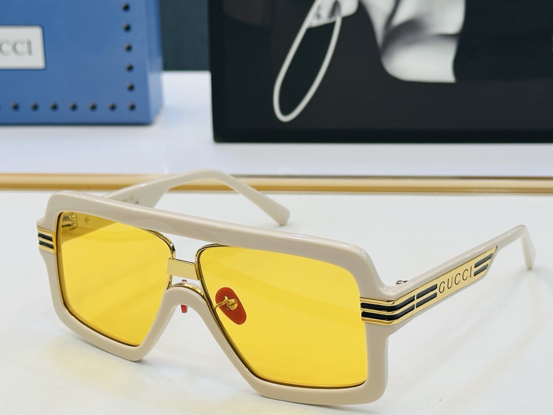 GUCC* 古家 GG0900S 🐝🐝系列 Size：60口10-140 🍁🍁J超绝品质 太阳镜。