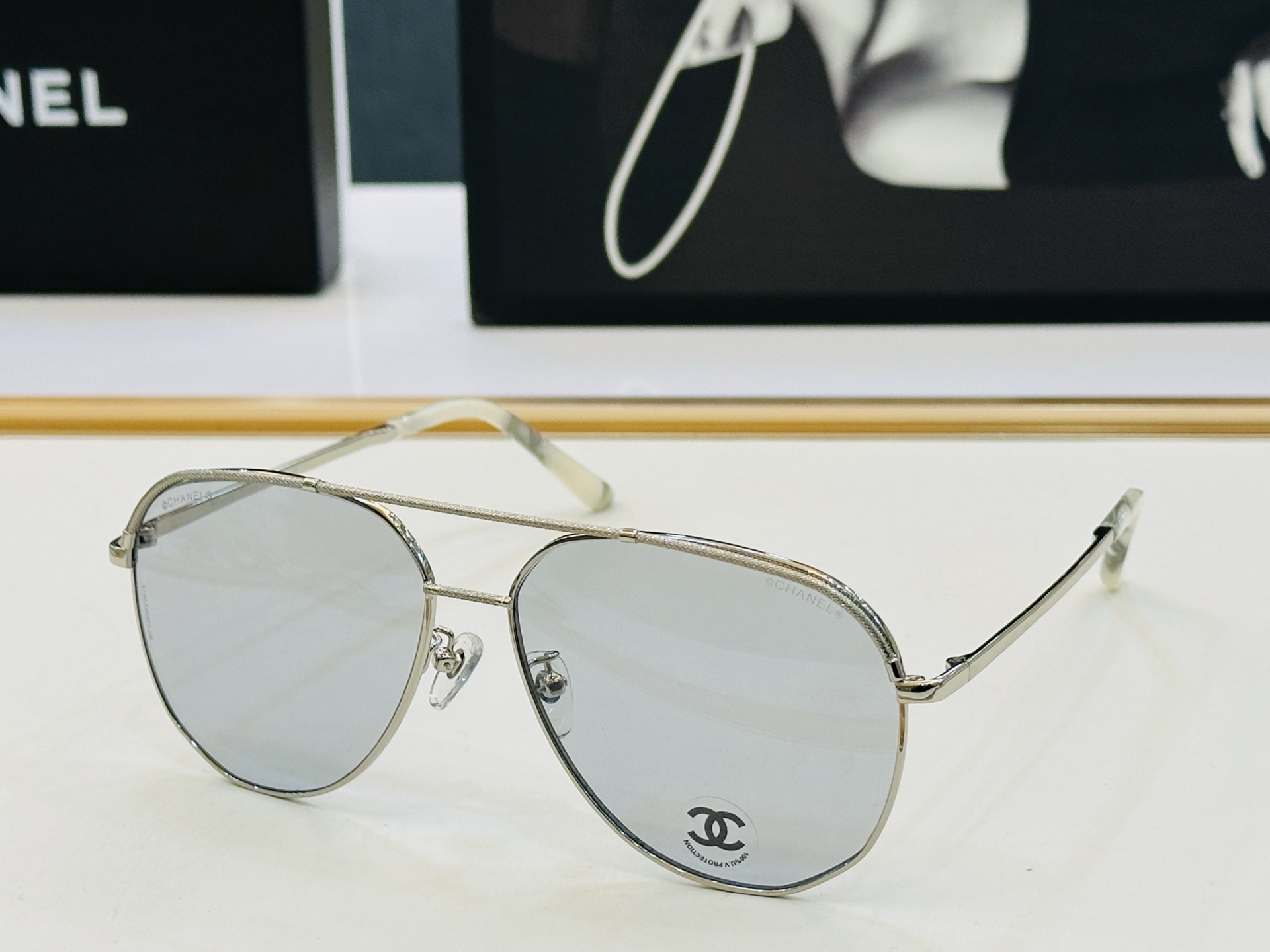 CHANE*香家 CH4129 SIZE：57口18-145 潮流爆款 太阳镜 😍😍高品质 佩戴舒适 F