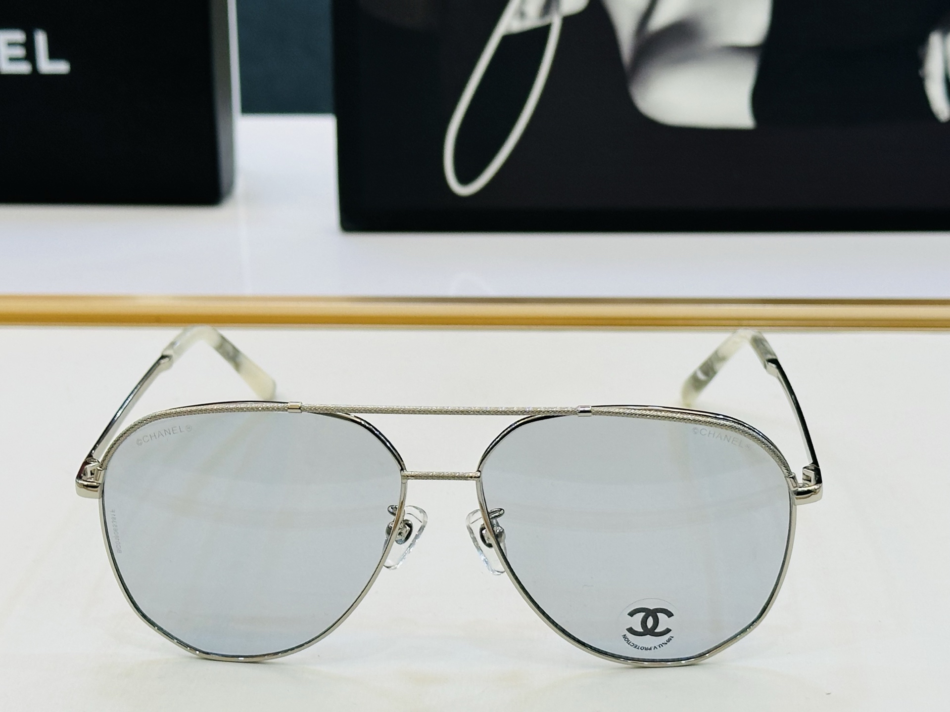 CHANE*香家 CH4129 SIZE：57口18-145 潮流爆款 太阳镜 😍😍高品质 佩戴舒适 F