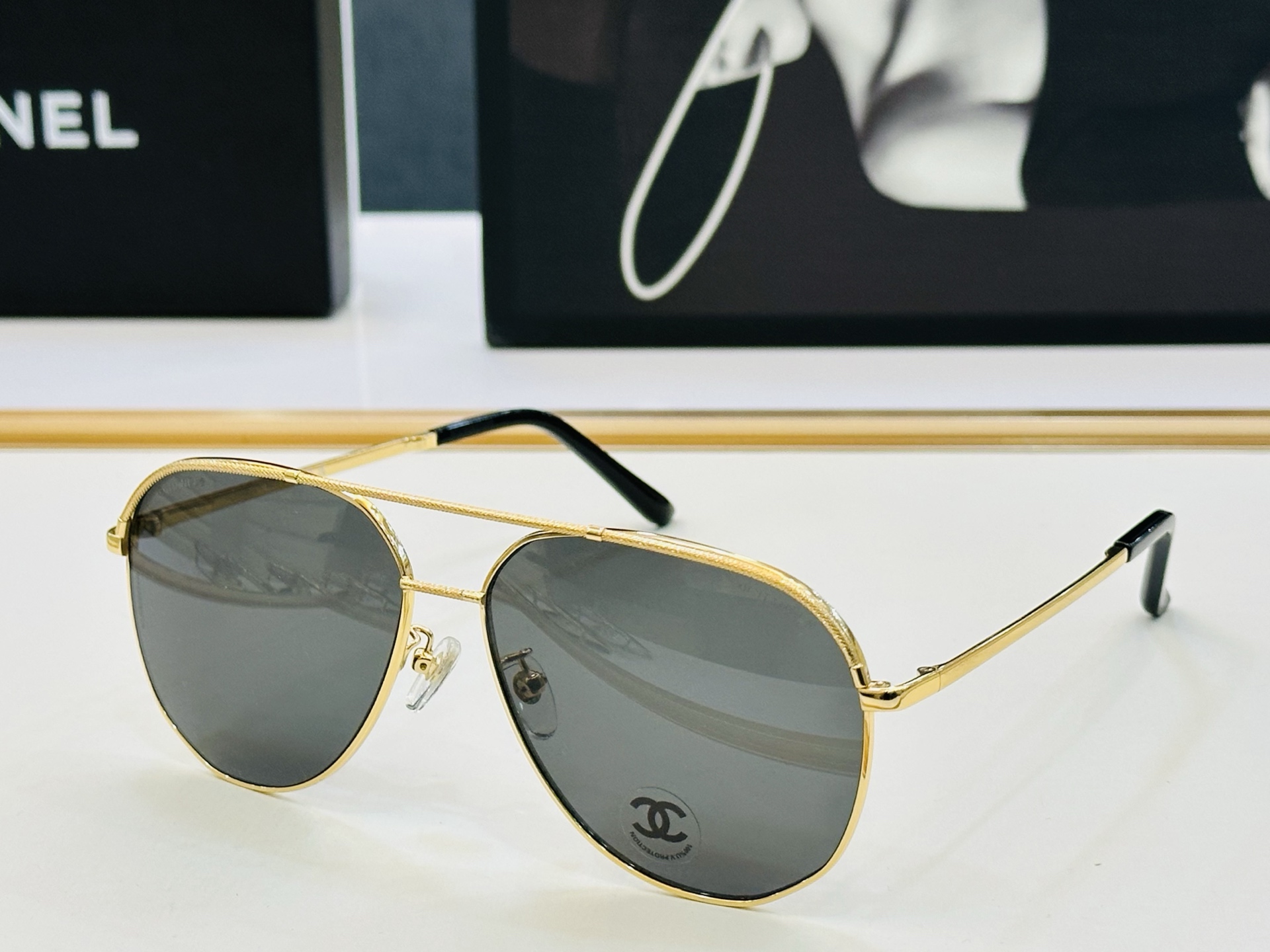 CHANE*香家 CH4129 SIZE：57口18-145 潮流爆款 太阳镜 😍😍高品质 佩戴舒适 F