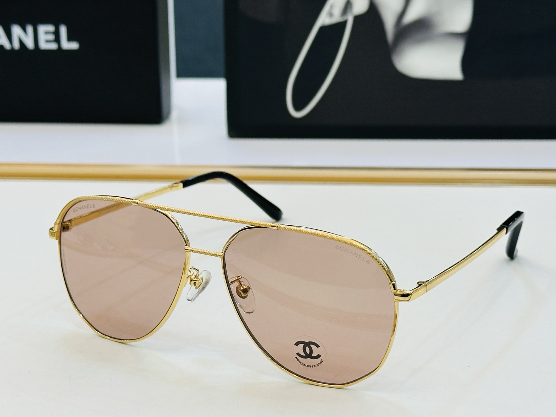 CHANE*香家 CH4129 SIZE：57口18-145 潮流爆款 太阳镜 😍😍高品质 佩戴舒适 F