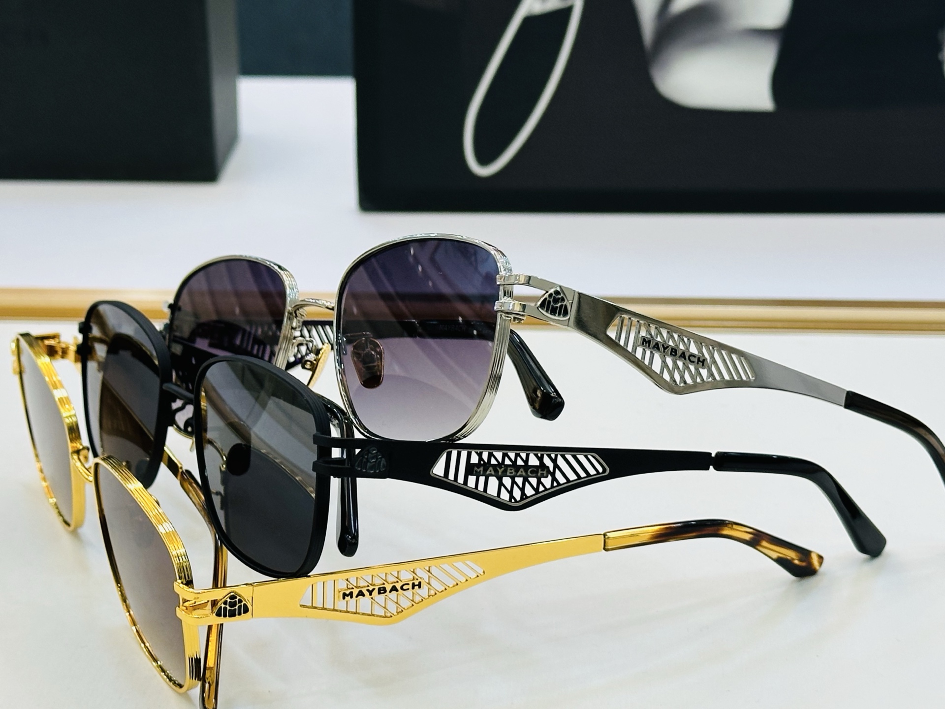 高品质 迈巴赫 🎉🎉做工精美💕💕MAYBAC*H G-ABM-33 Size：53口21-142 质感十