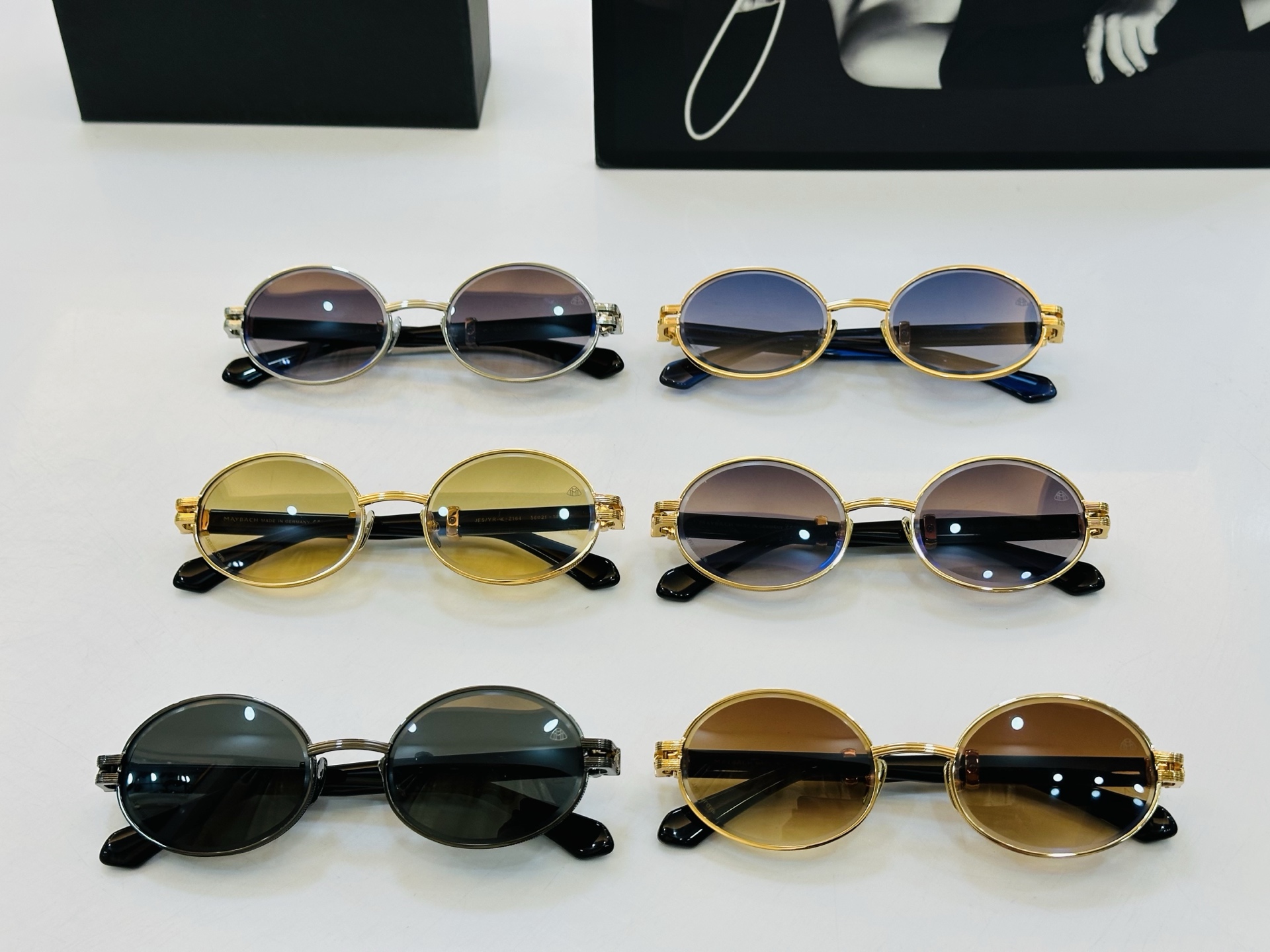 高品质 迈巴赫 🎉🎉做工精美💕💕MAYBAC*H Z164 Size：56口21-145 质感十足 K👍