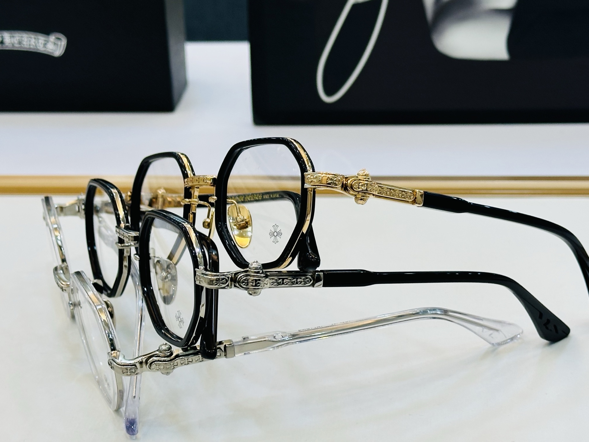 Chromeheart 克罗家 TATTERS Size：48口24-150 精致厚金双色电镀 qj 金