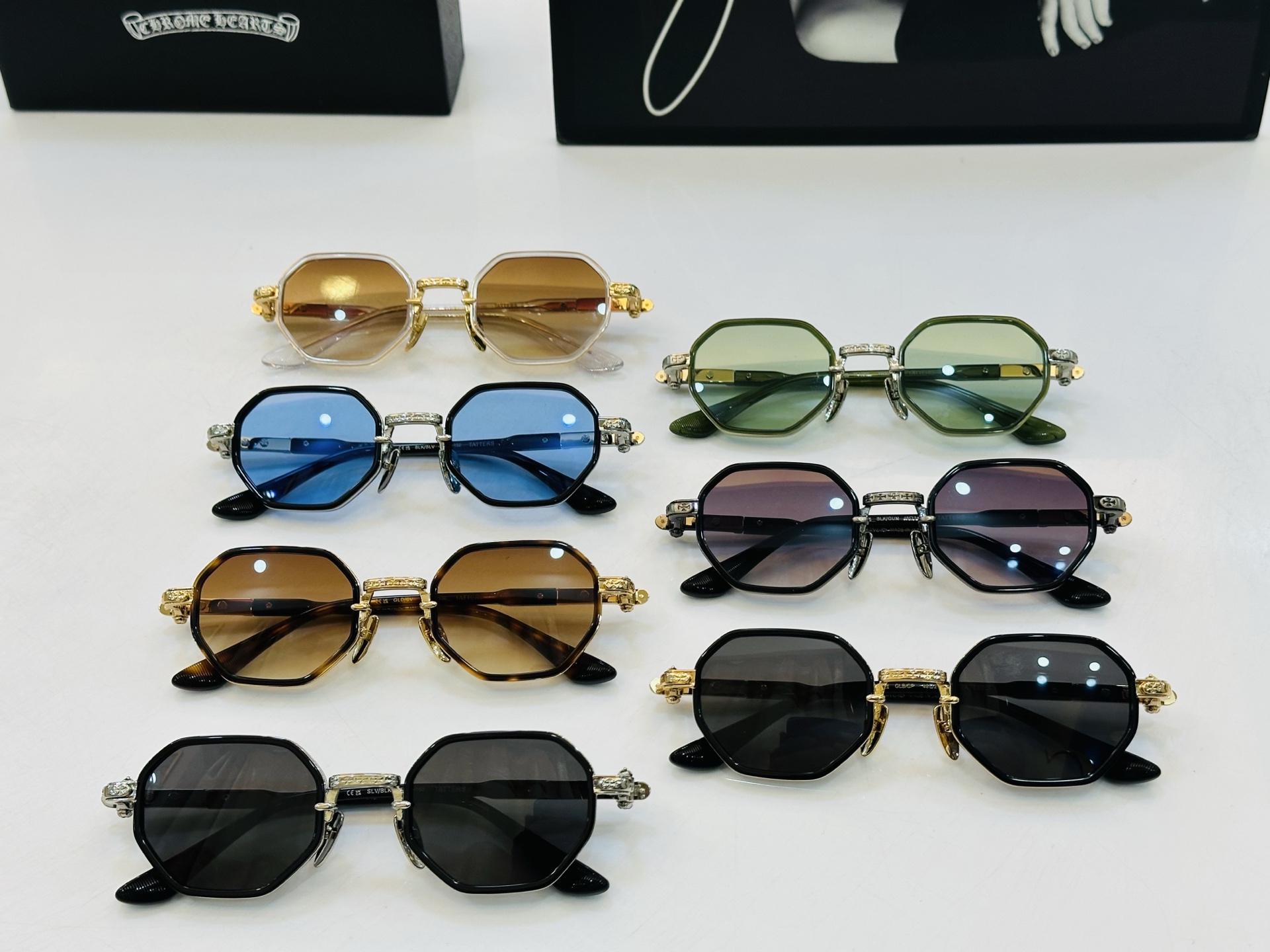 Chromeheart 克罗家 TATTERS Size：48口24-150 精致厚金双色电镀 qj 金