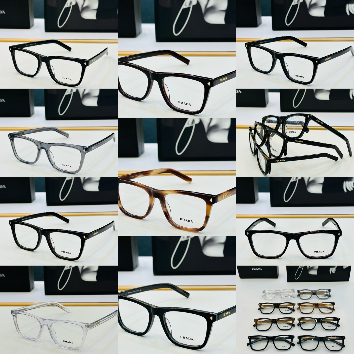 🔺PRAD*🔻普家 PR B18V Size：54口18-145 眼镜系列堪称精湛制作 彰显独特个 L最