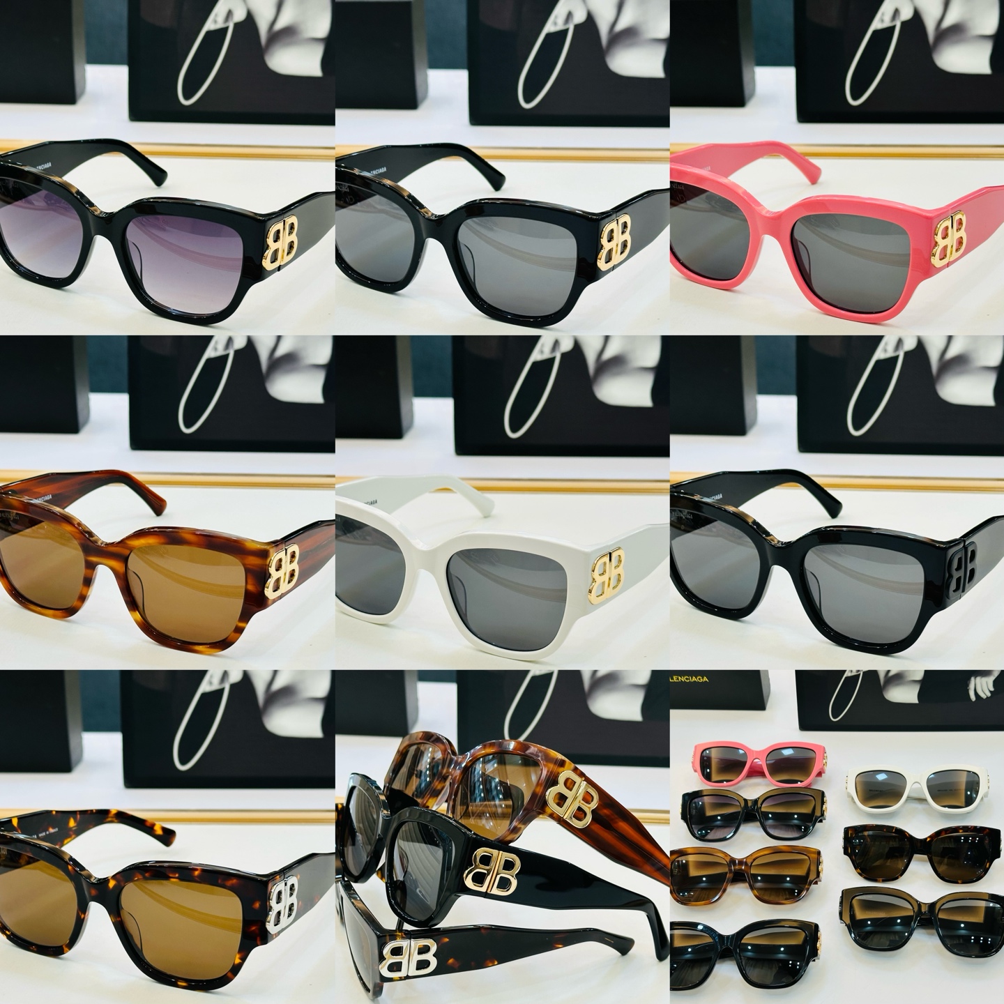 BALENCIAGA巴黎世家 BB0323SK Size：55口19-125 版型很特别的设计让人 超级