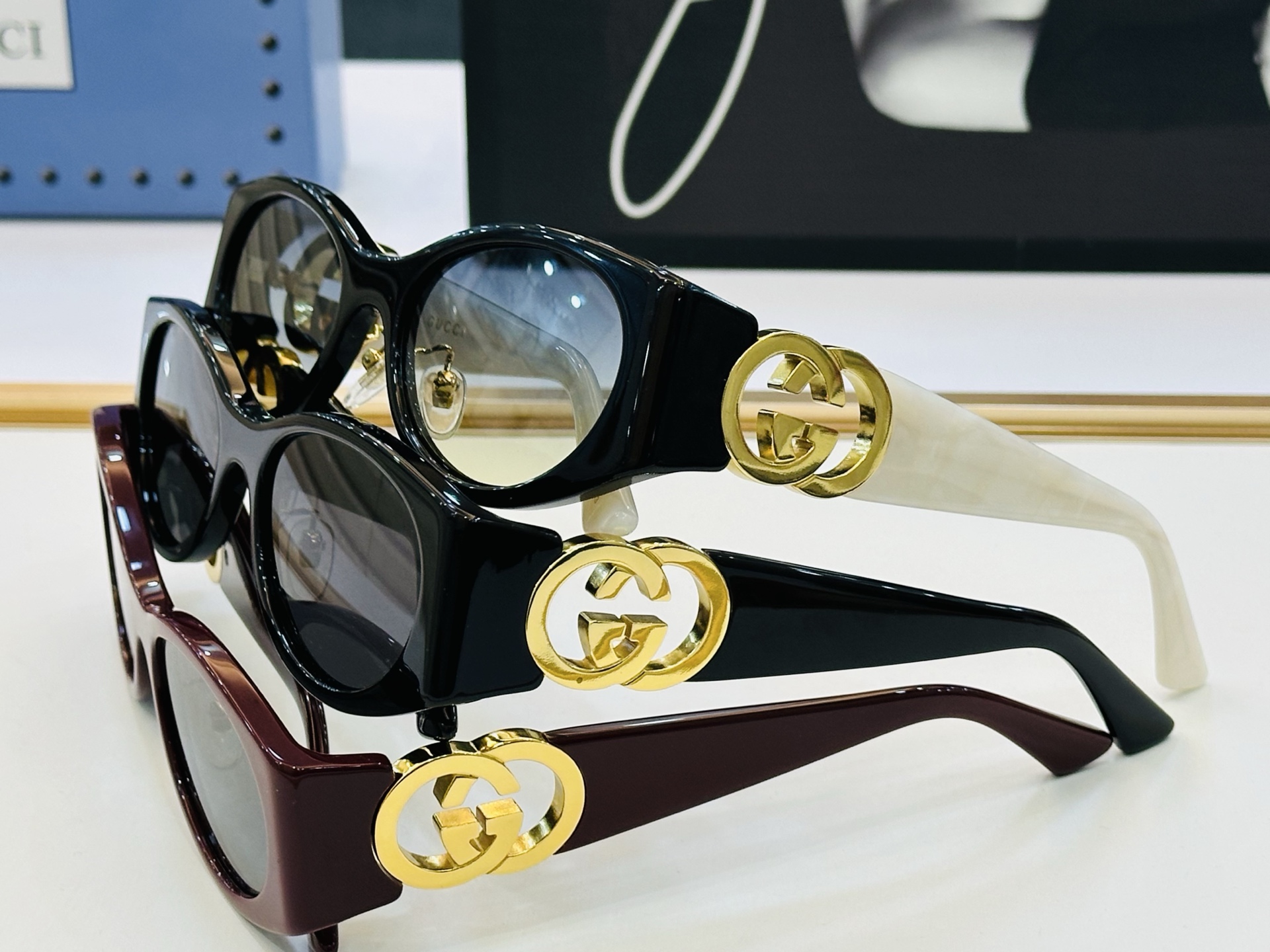 GUCC* 古家 GG2123S 🐝🐝系列 Size：55口19-140 🍁🍁 C超绝品质太阳镜 🔥