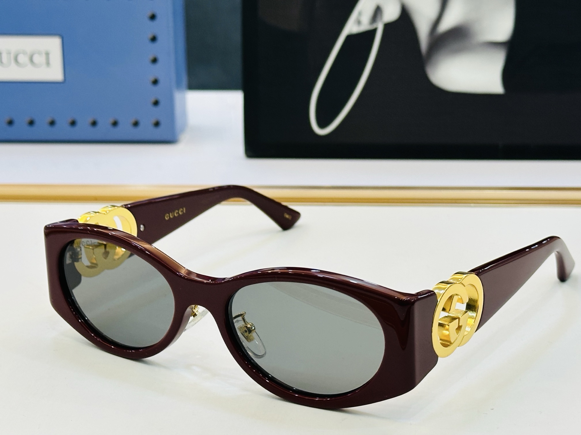 GUCC* 古家 GG2123S 🐝🐝系列 Size：55口19-140 🍁🍁 C超绝品质太阳镜 🔥