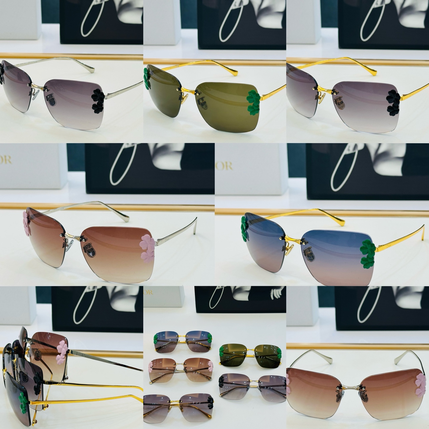 🔻🔻🔻DIO* 迪家 S2U Size：62口16-135 春夏款墨镜 😎🔆 F搭配镜腿精致 质量上佳